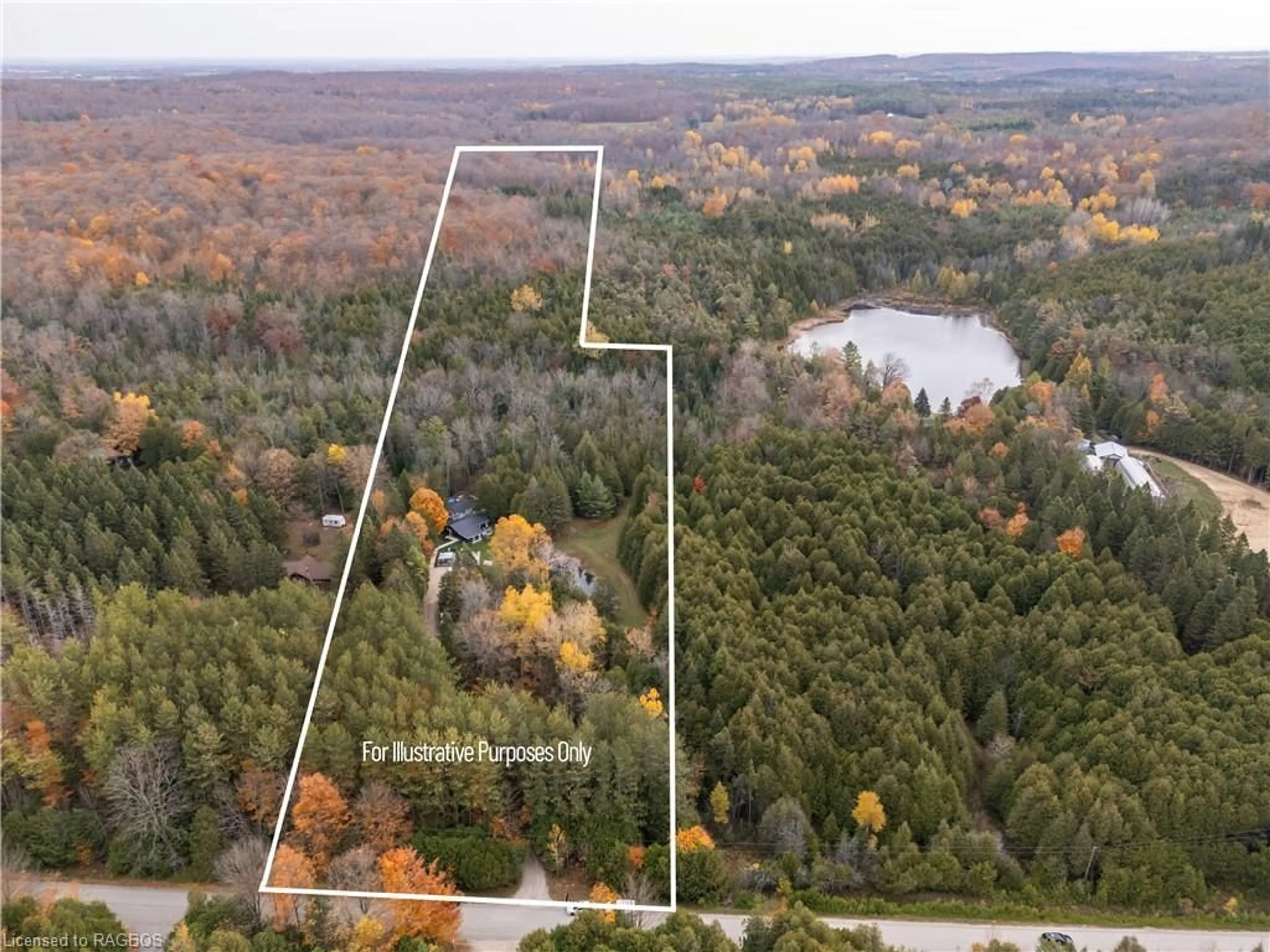 Picture of a map for 574251 Sideroad 40, West Grey Ontario N0C 1H0