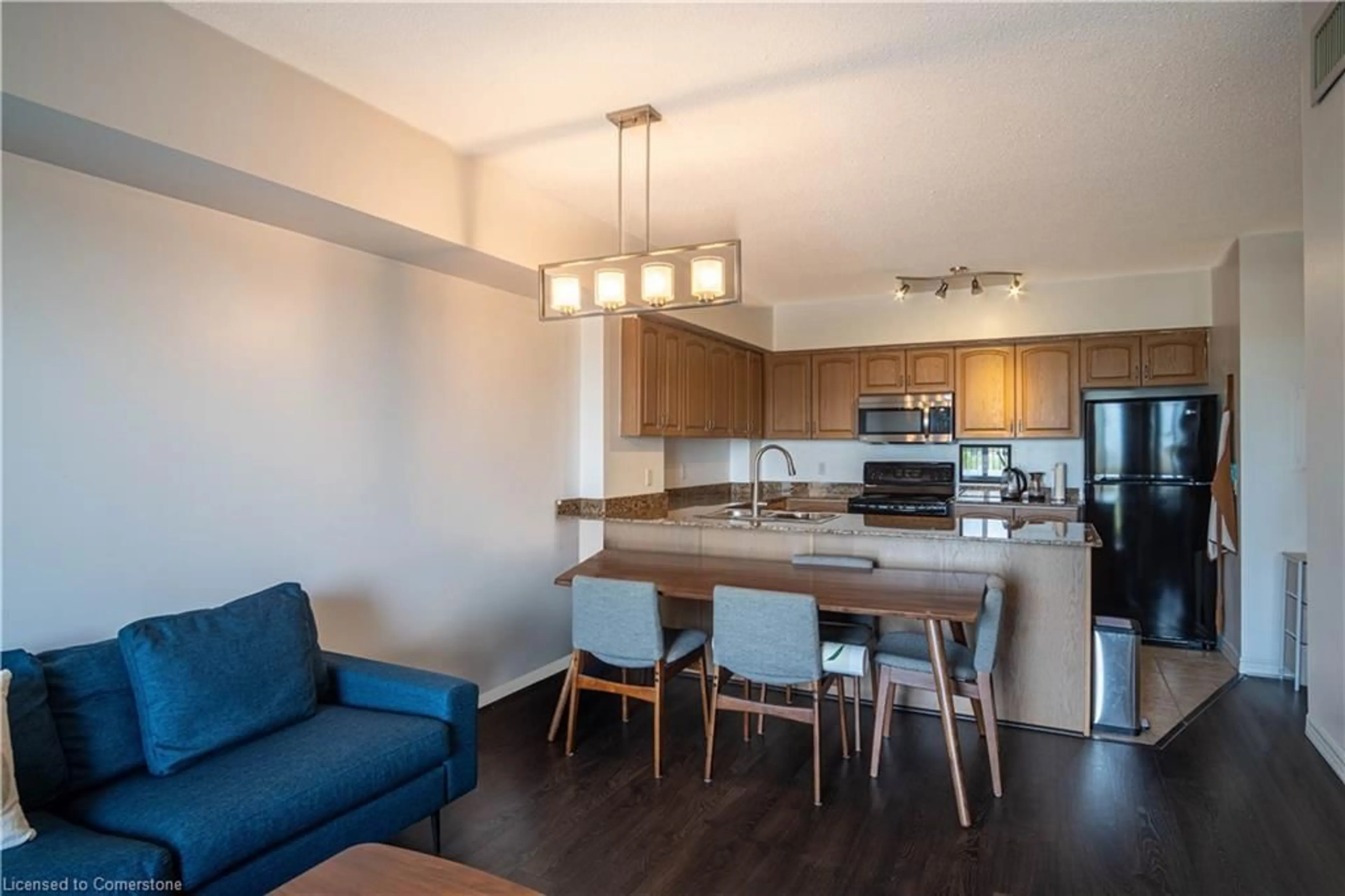 Open concept kitchen for 47 Caroline St #502, Hamilton Ontario L8R 2R6