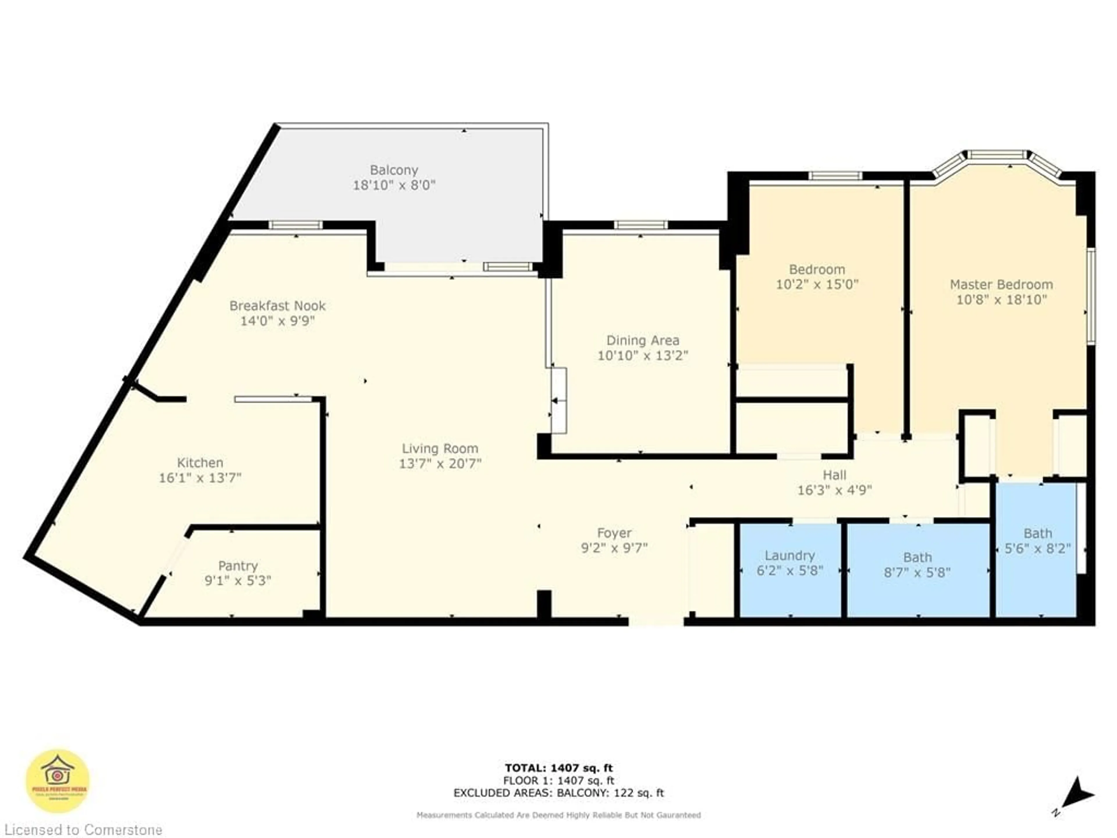 Floor plan for 5250 Lakeshore Rd #1603, Burlington Ontario L7L 5L2