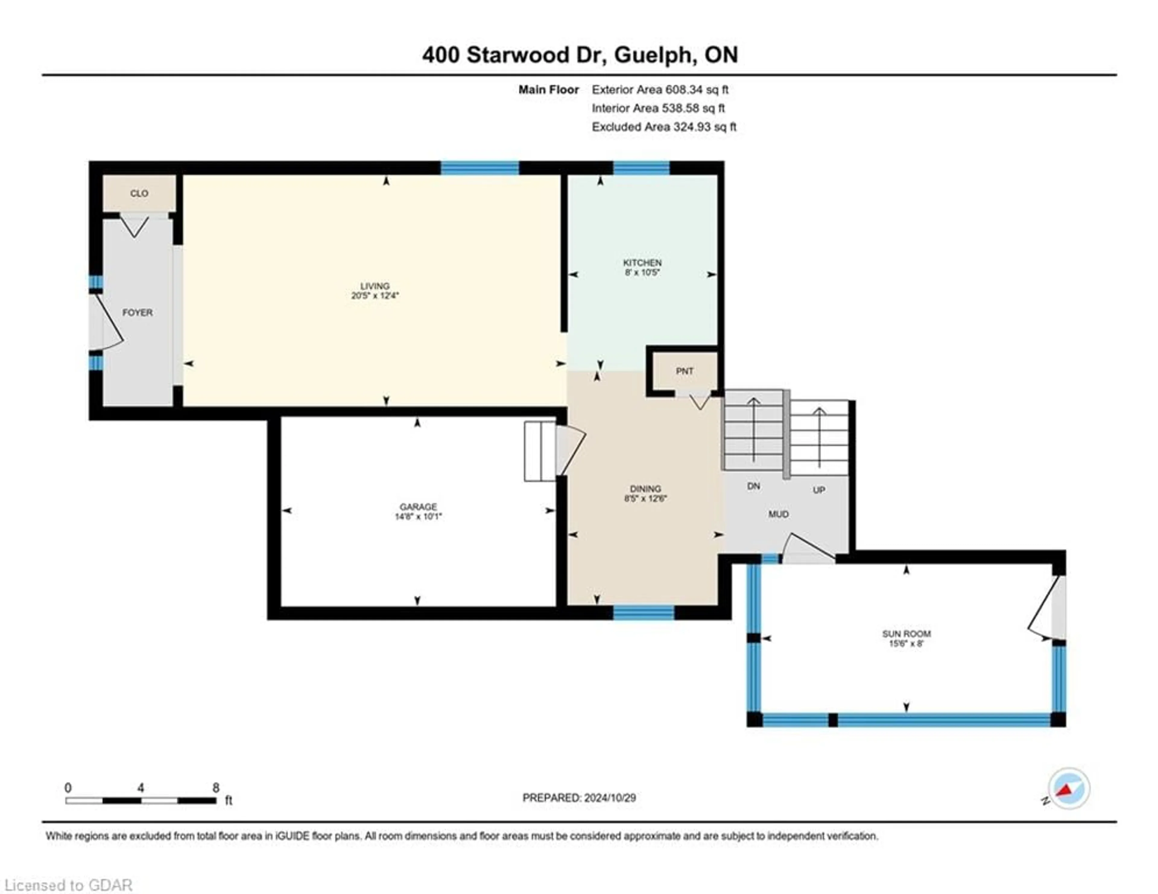 Floor plan for 400 Starwood Dr, Guelph Ontario N1E 7A4