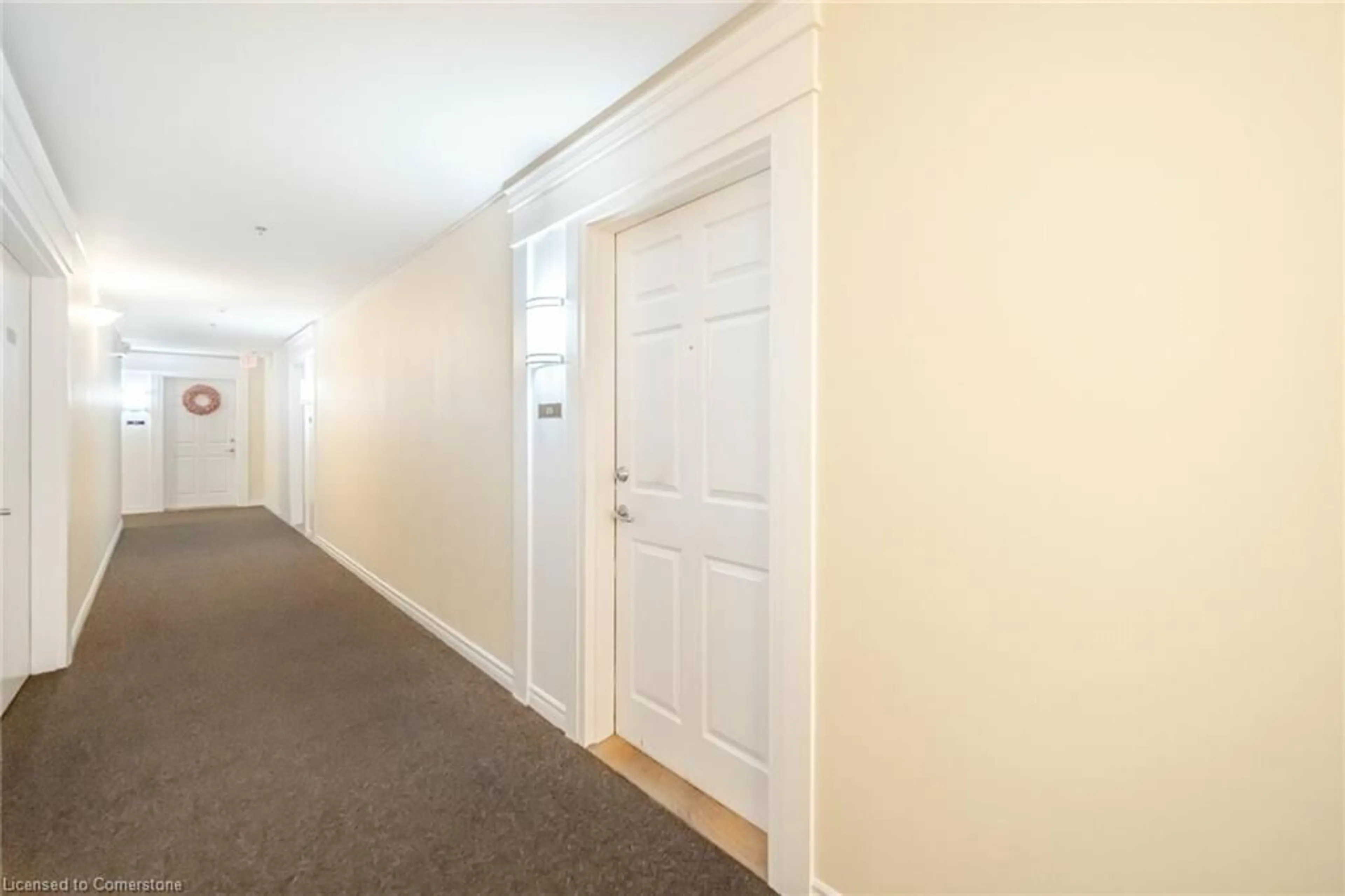 Indoor foyer, carpet floors for 308 Watson Pky #115, Guelph Ontario N1E 0G7