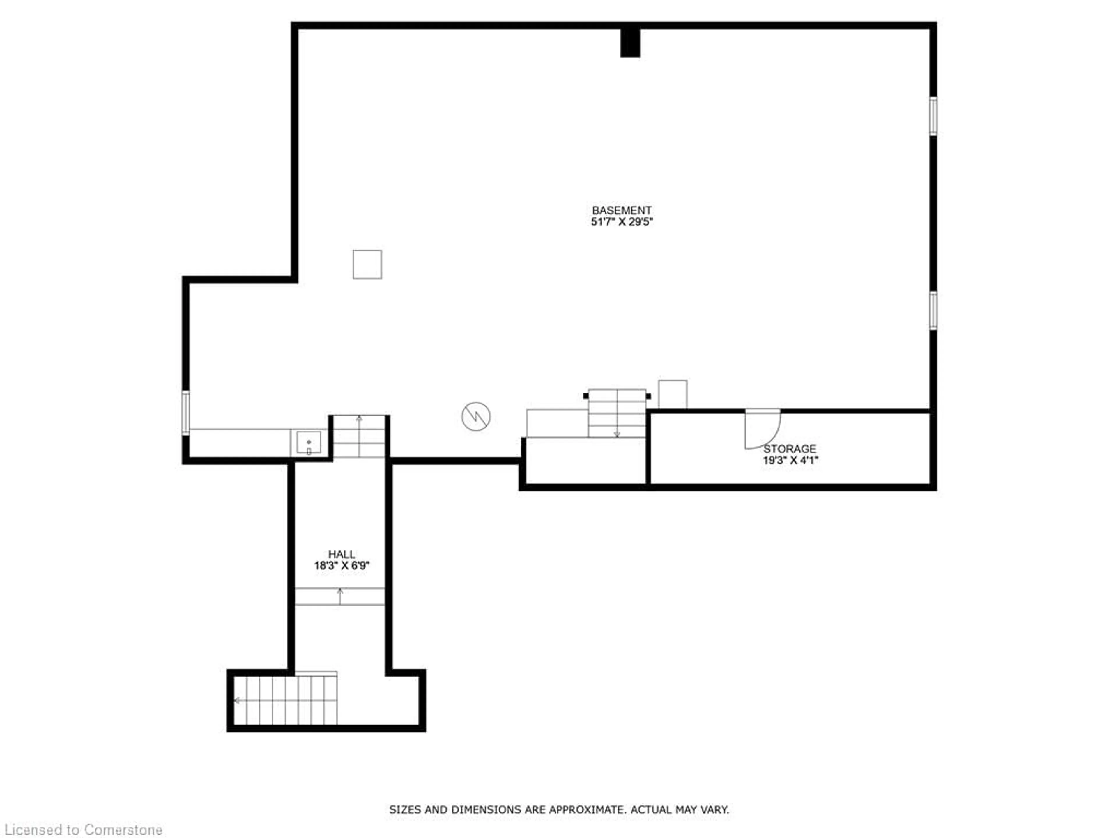 Floor plan for 158 Sulphur Springs Rd, Ancaster Ontario L9G 4T7