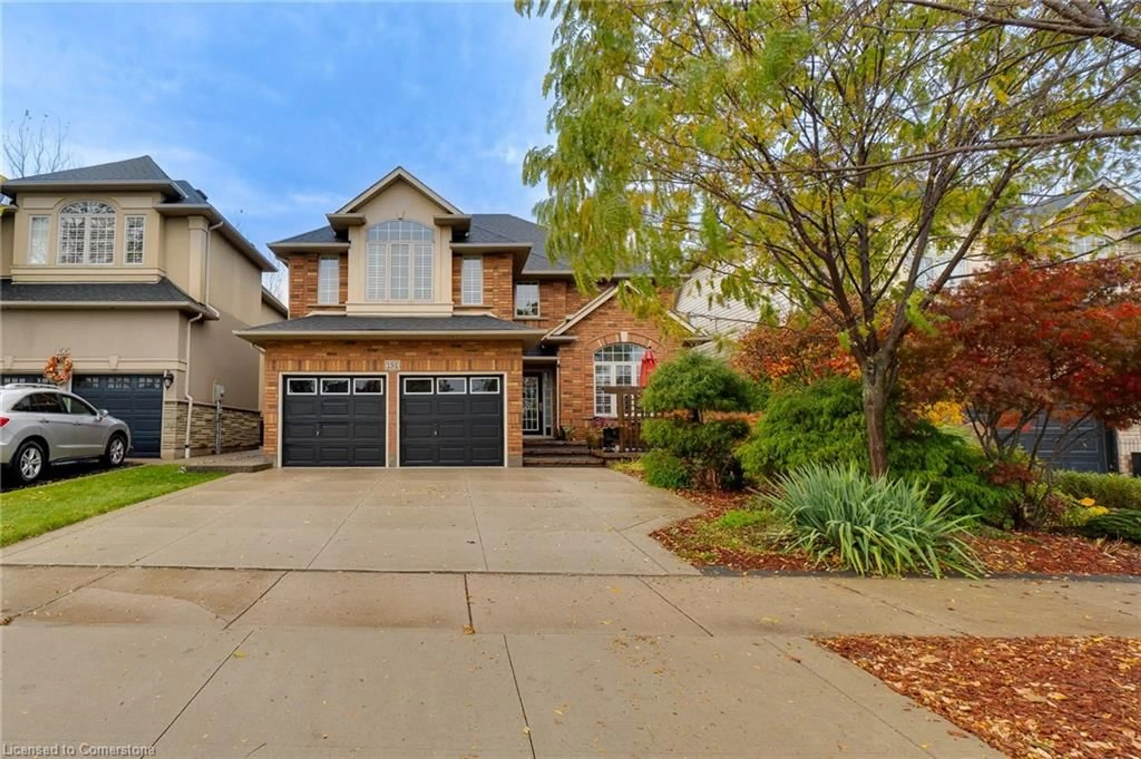 Frontside or backside of a home, the street view for 151 Moorland Cres, Ancaster Ontario L9K 1P1