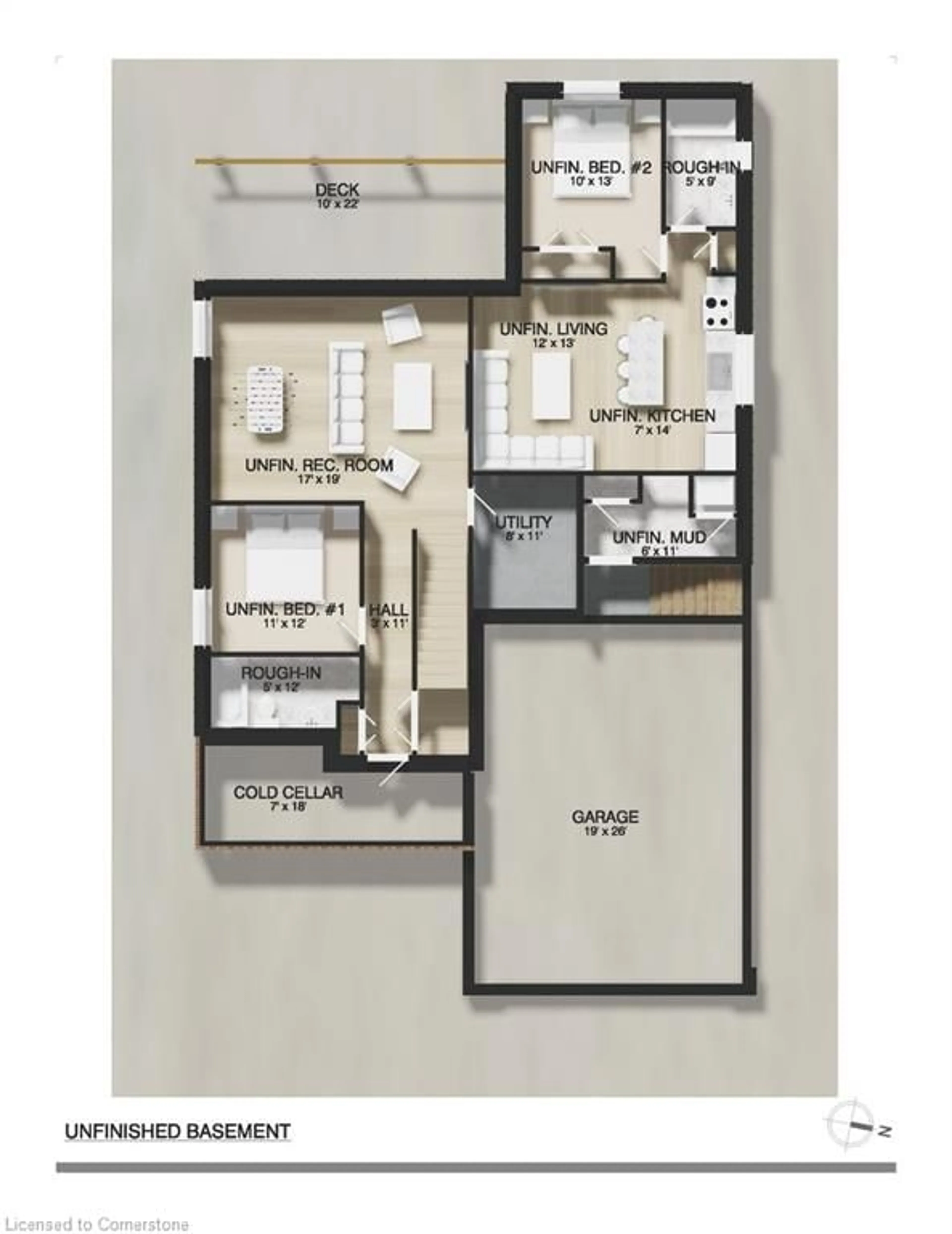 Floor plan for 60 52nd St, Wasaga Beach Ontario L0M 1P0