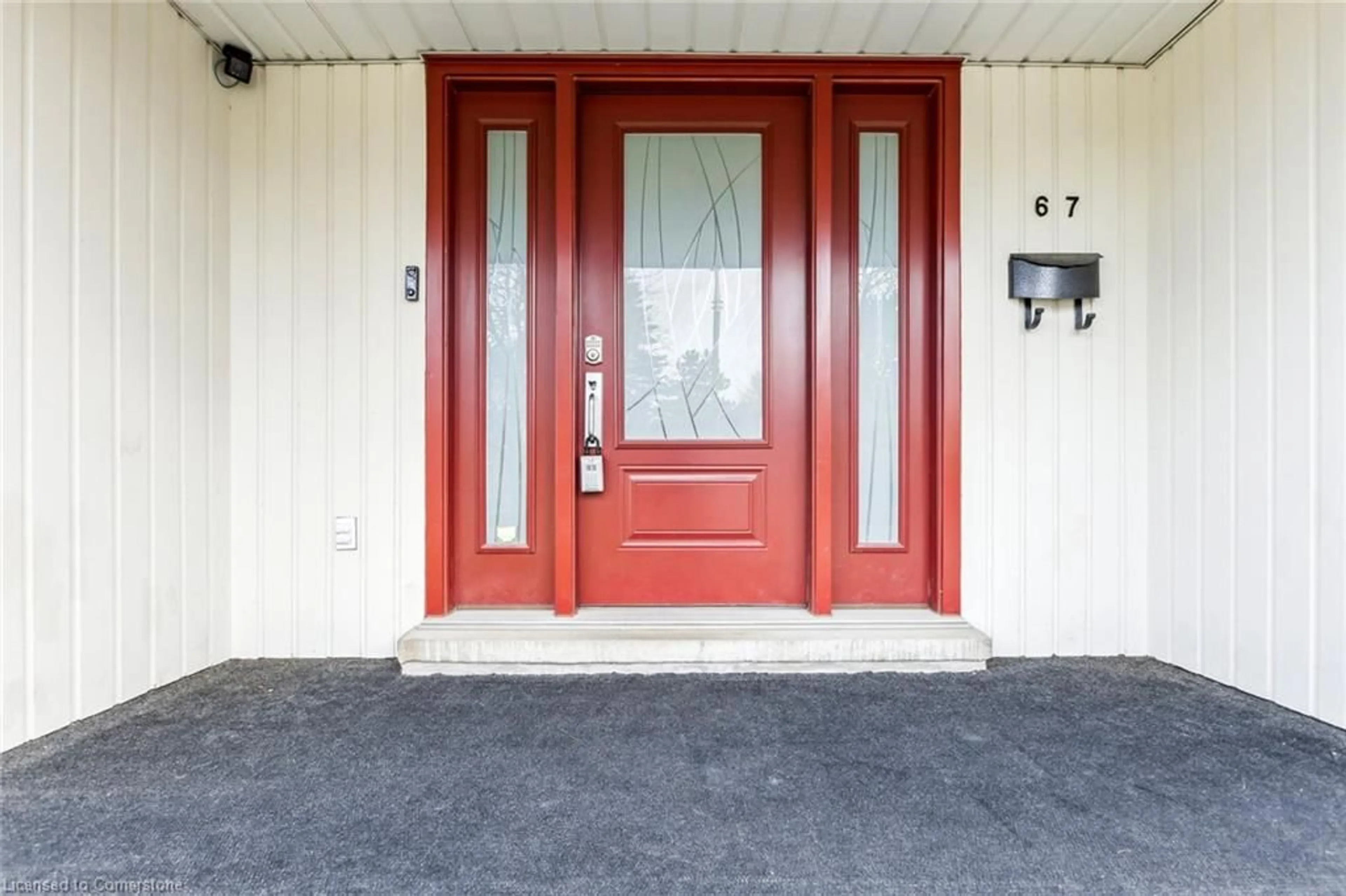 Indoor entryway, wood floors for 67 Manor Dr, Kitchener Ontario N2A 2T9