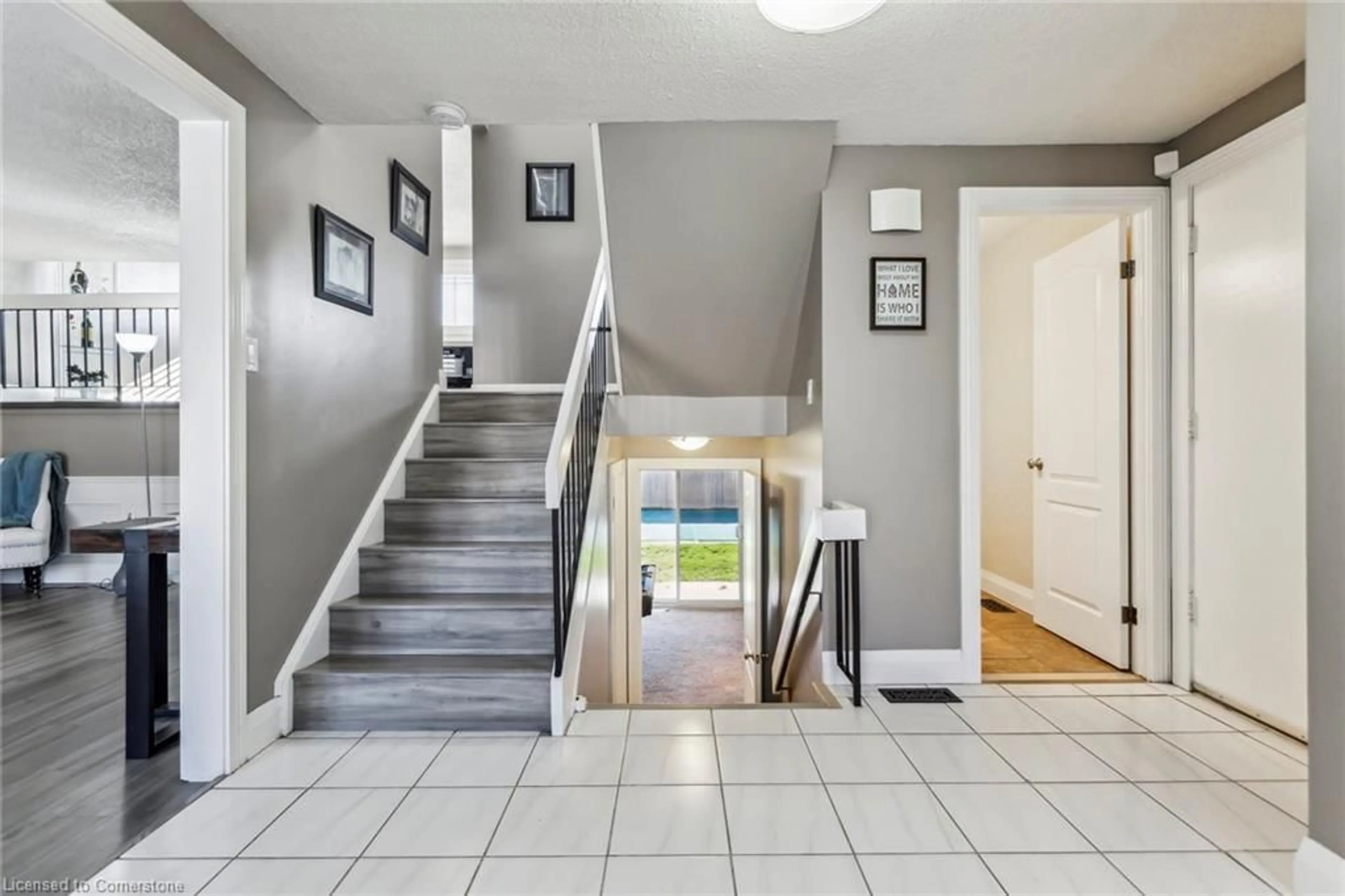 Indoor entryway, wood floors for 67 Manor Dr, Kitchener Ontario N2A 2T9