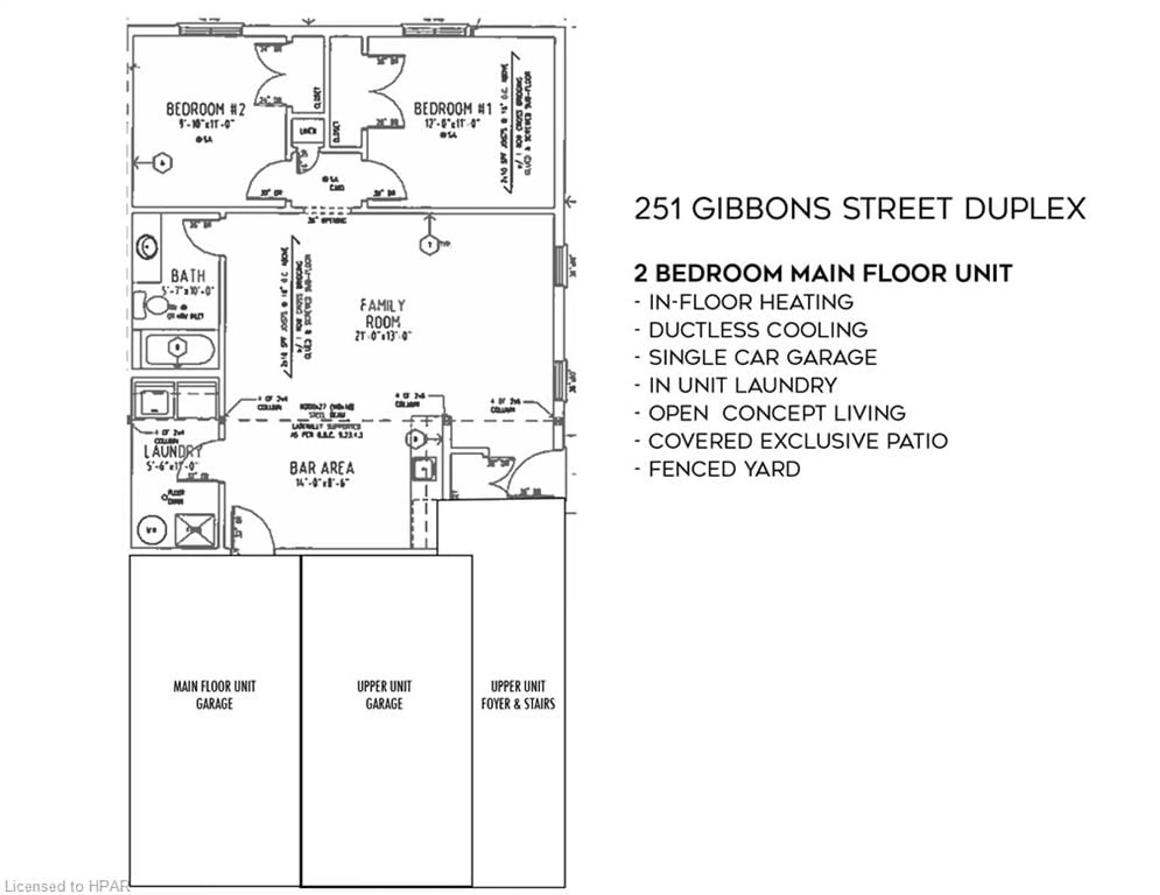 Floor plan for 251 Gibbons St, Goderich Ontario N7A 3J8