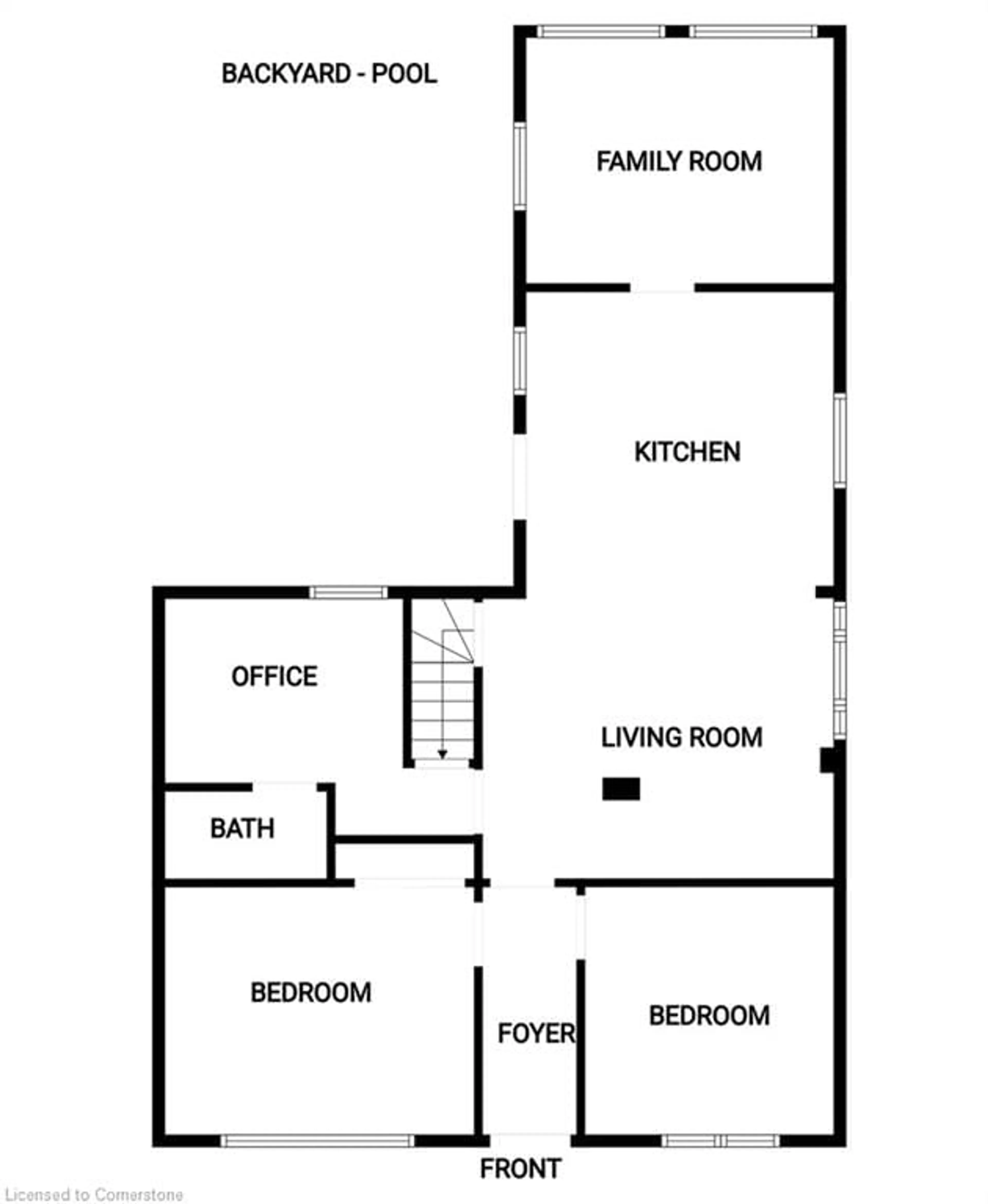 Floor plan for 323 Charlton Ave, Hamilton Ontario L8P 2E6