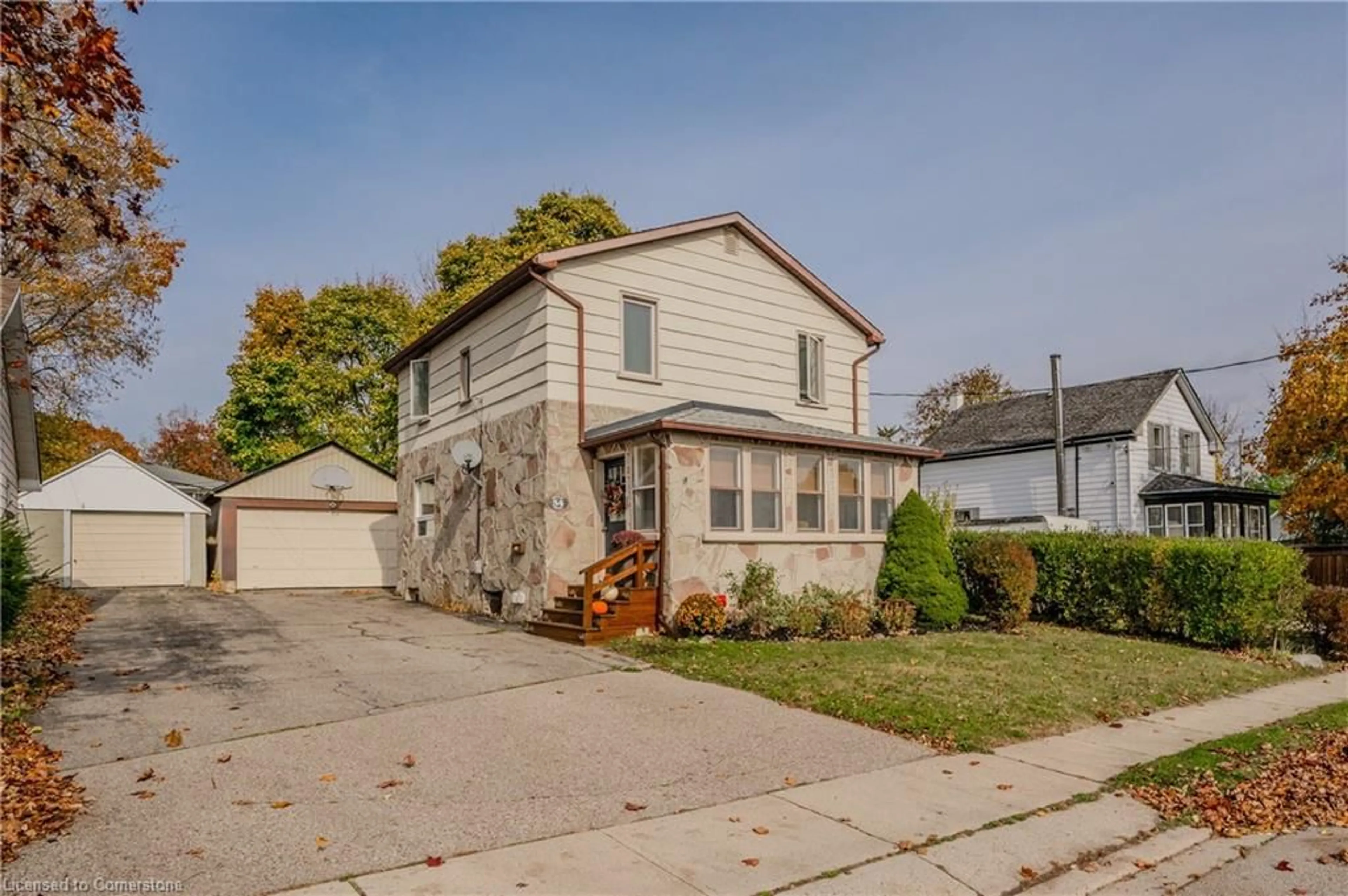 Frontside or backside of a home, the street view for 54 Stanley St, Cambridge Ontario N1S 2A6