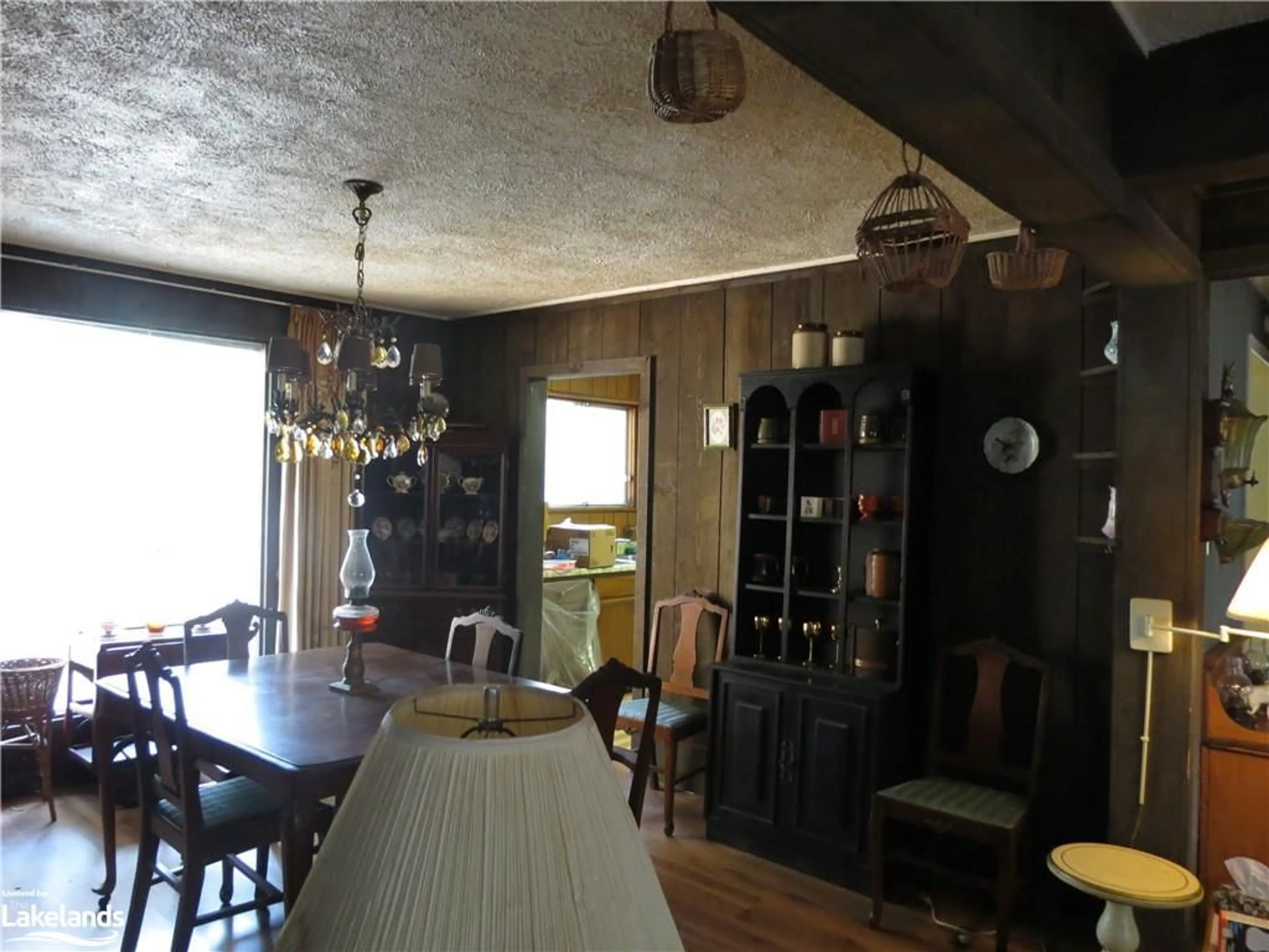 Dining room, wood floors, cottage for 86 Crego St, Kinmount Ontario K0M 1C0