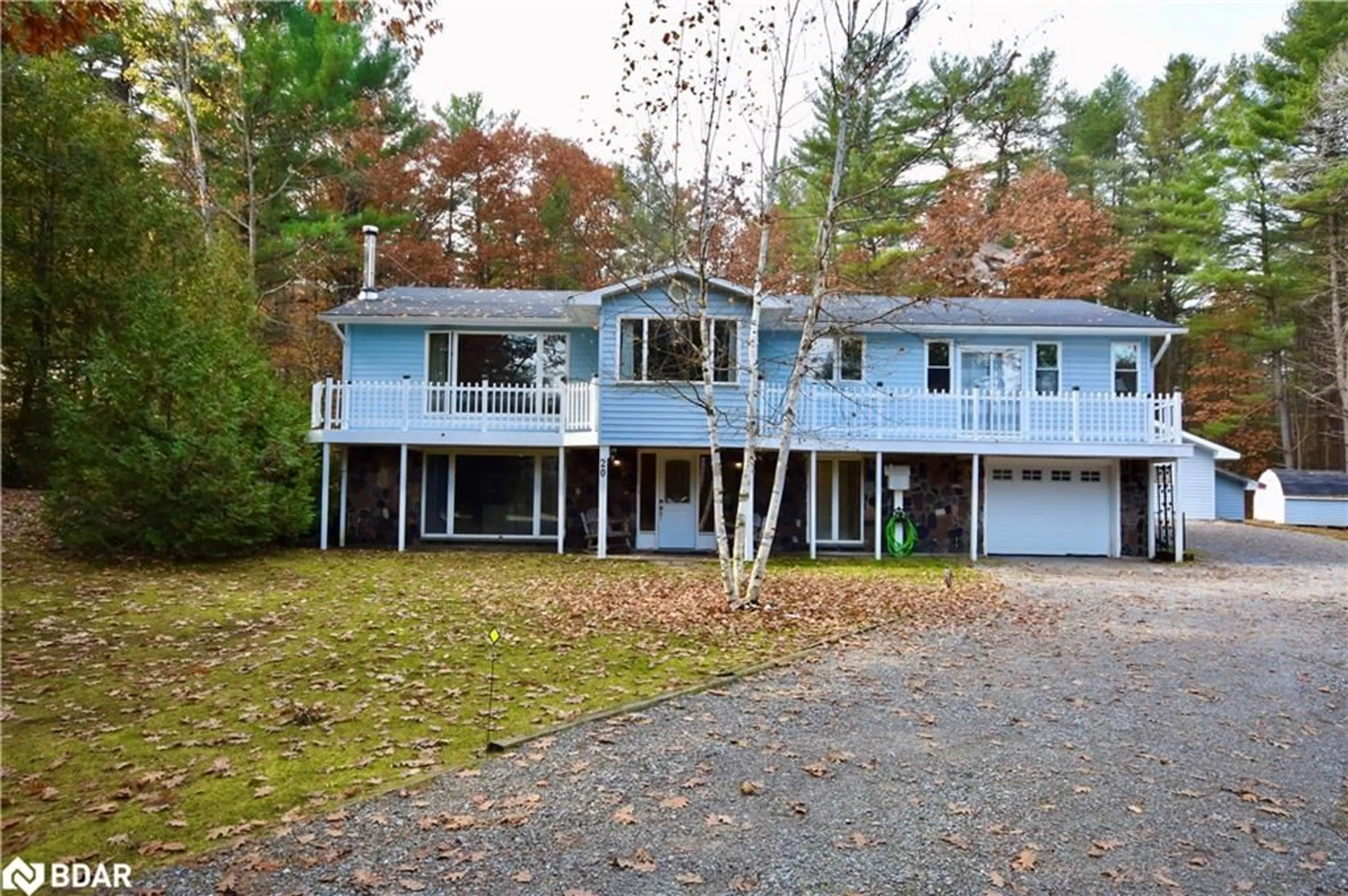 A pic from exterior of the house or condo, cottage for 20 Coulters Lane, Bracebridge Ontario P1P 1R1