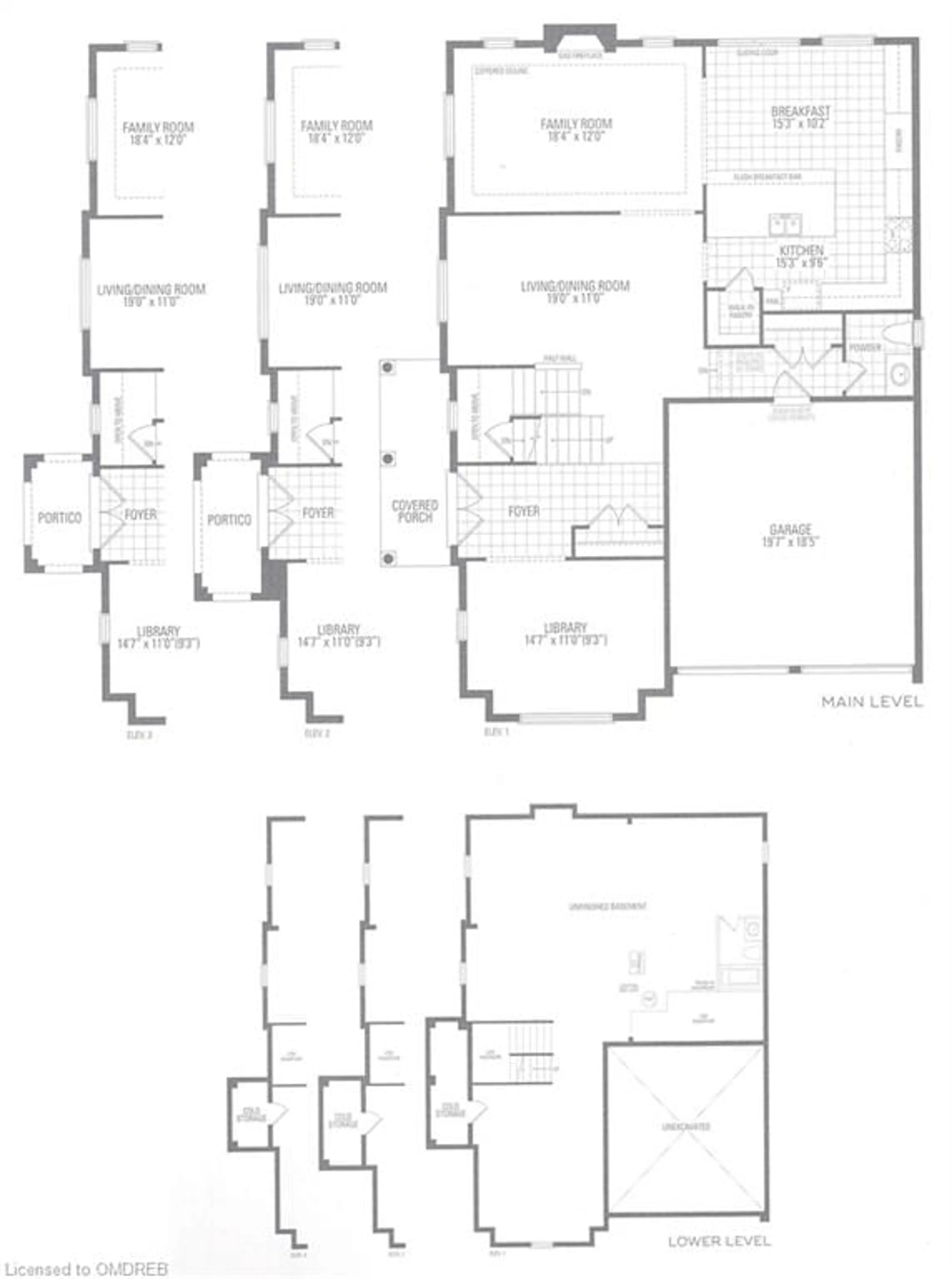 Floor plan for 466 Humphrey St, Waterdown Ontario L8B 1Z7