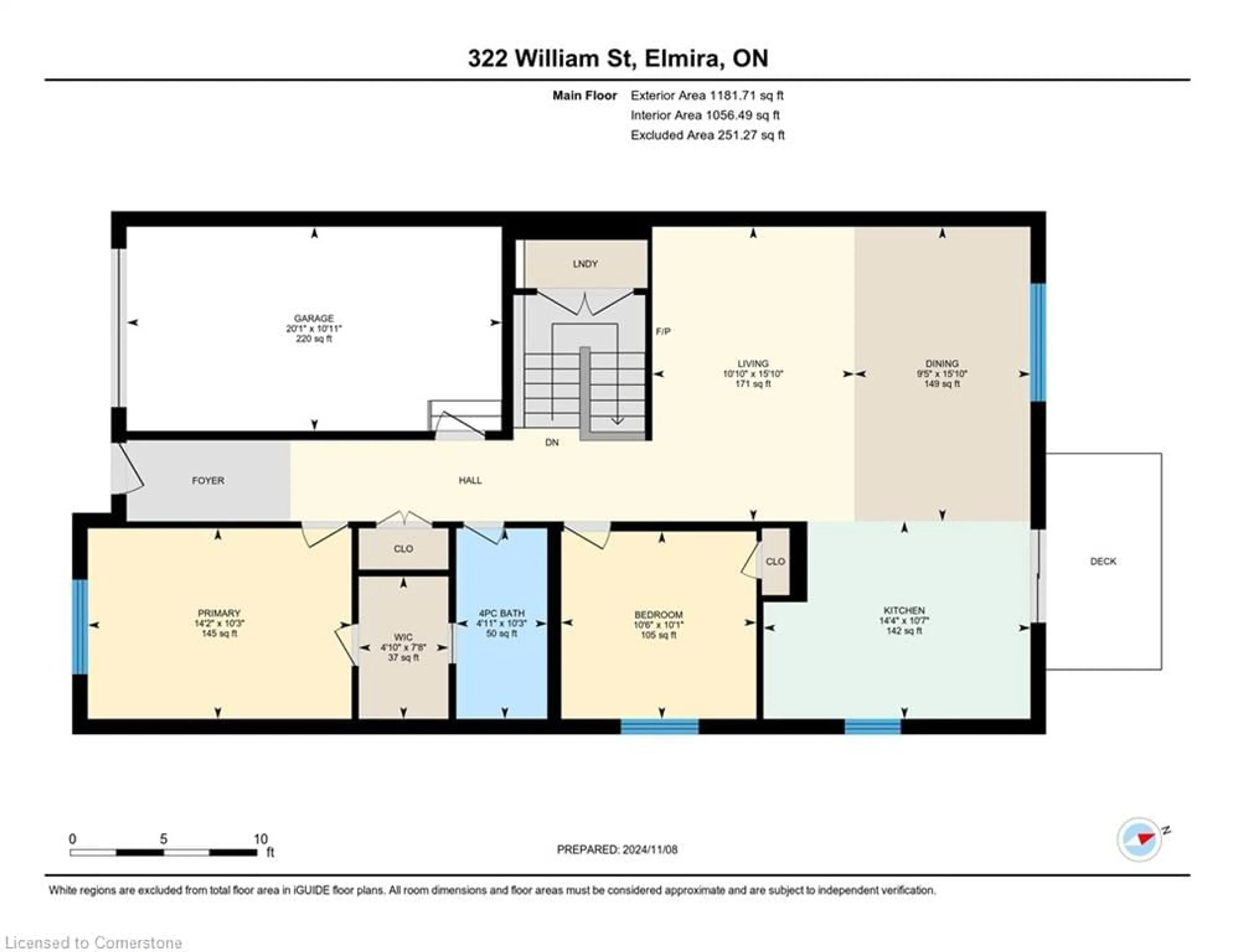 Floor plan for 322 William St, Elmira Ontario N3B 0B5