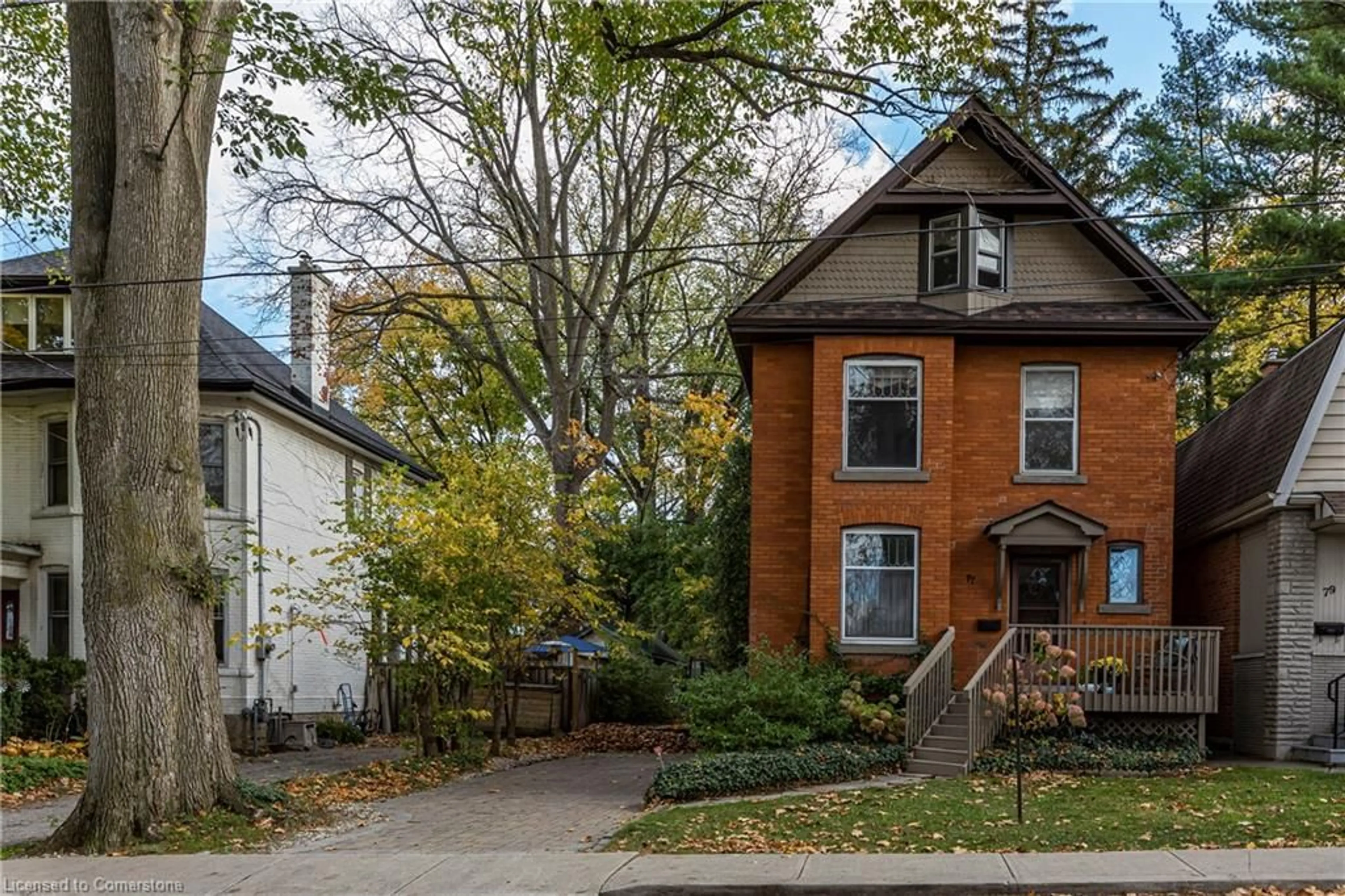 Frontside or backside of a home, the street view for 77 Mountain Ave, Hamilton Ontario L8P 4G3