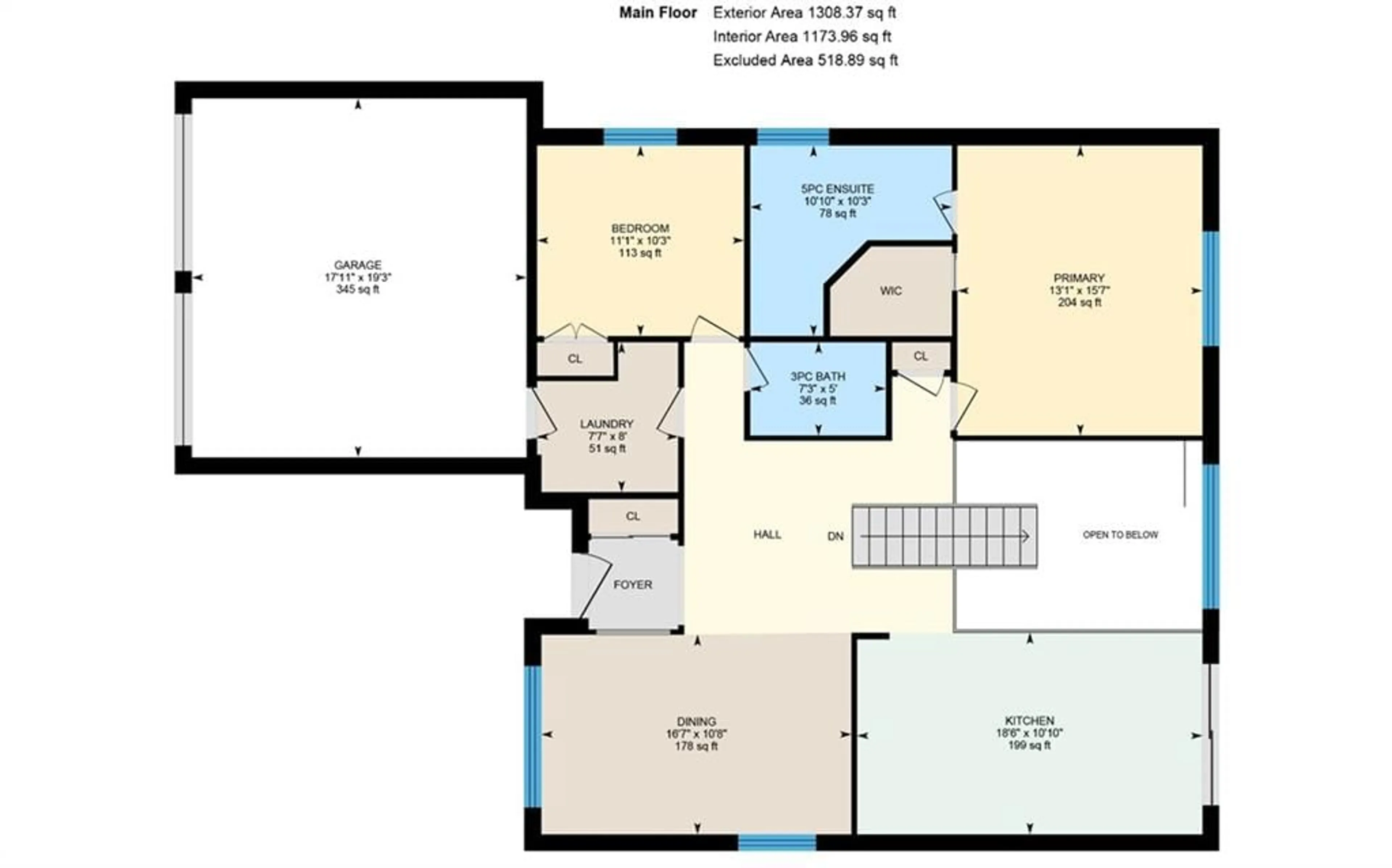 Floor plan for 36 Glen Oak Crt, Barrie Ontario L4M 6M4