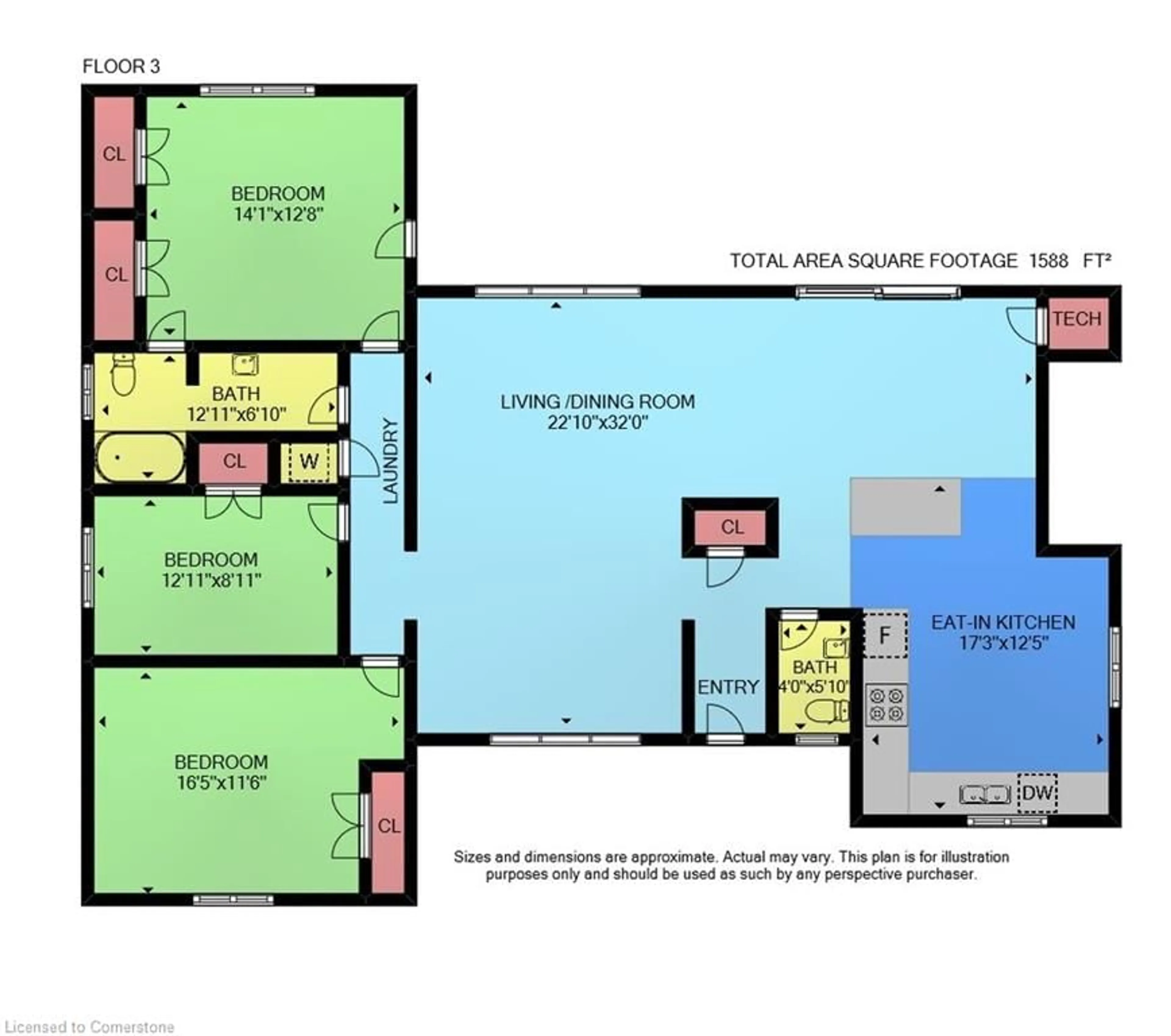 Floor plan for 676 Peel St, Delhi Ontario N4B 2H1