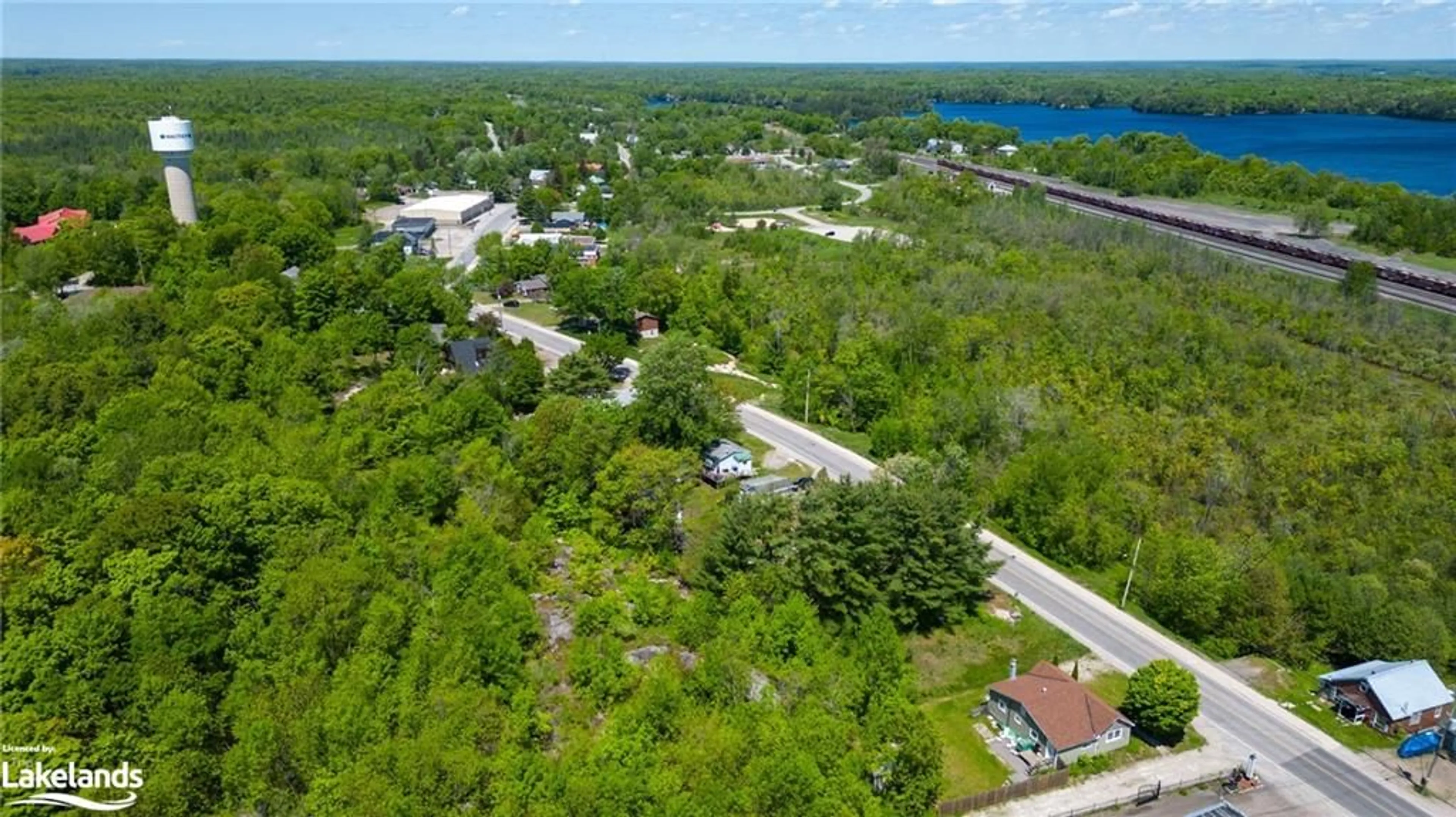 A pic from exterior of the house or condo, the street view for 351 High St, MacTier Ontario P0C 1H0