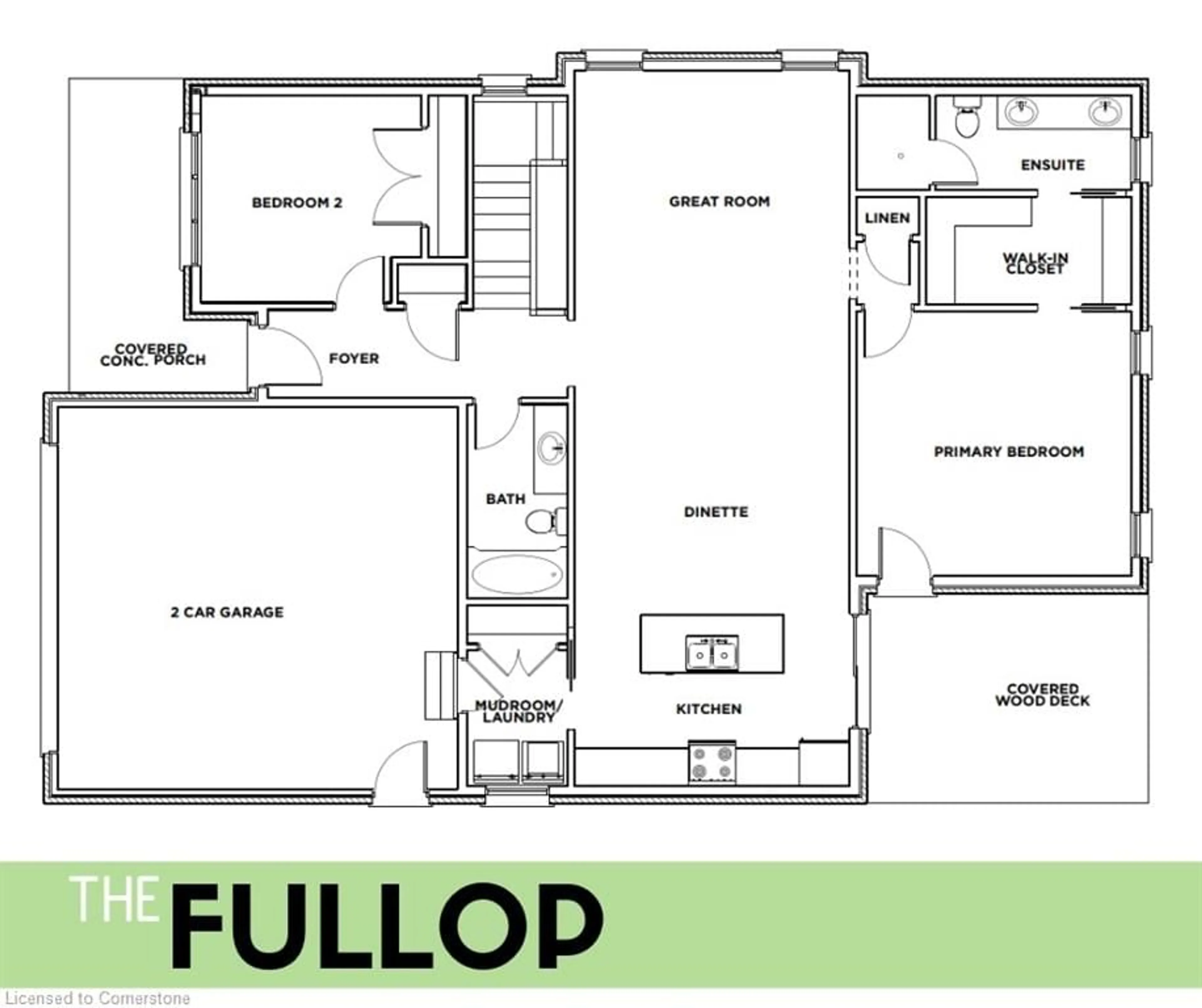 Floor plan for 43 Rogers St, Jarvis Ontario N0E 1Y0