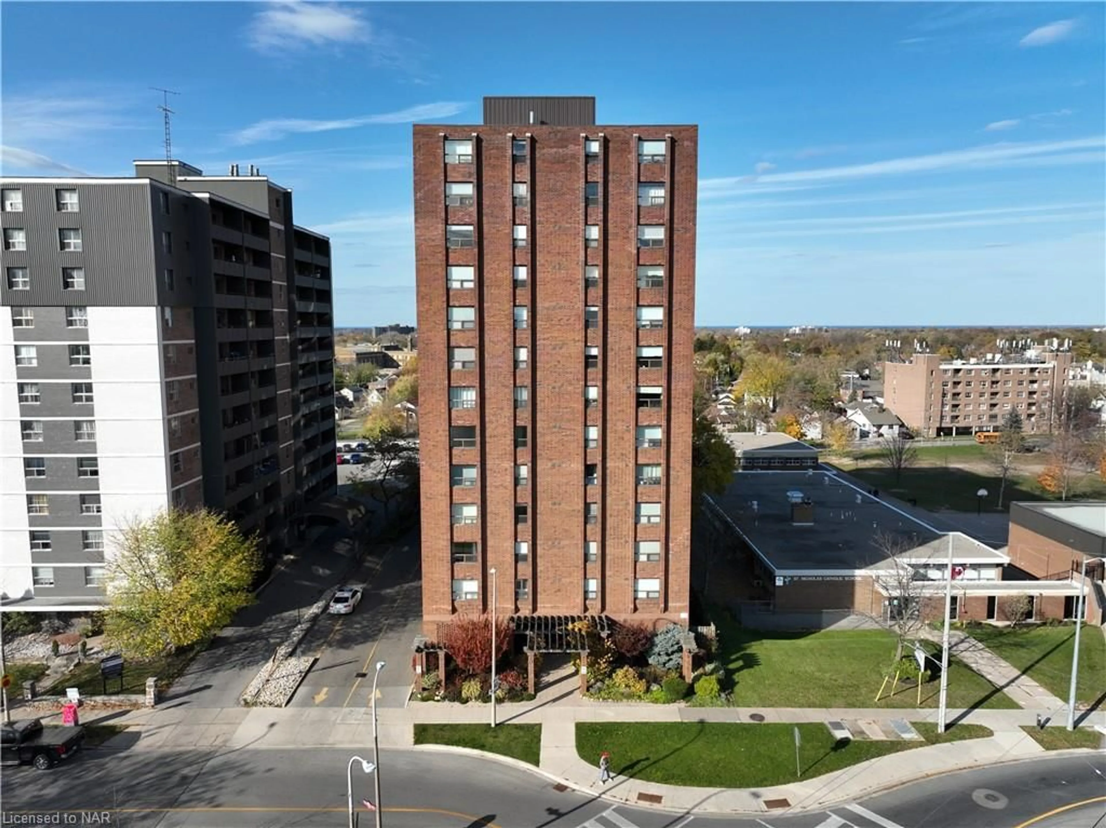 A pic from exterior of the house or condo, the front or back of building for 141 Church St #804, St. Catharines Ontario L2R 7L7