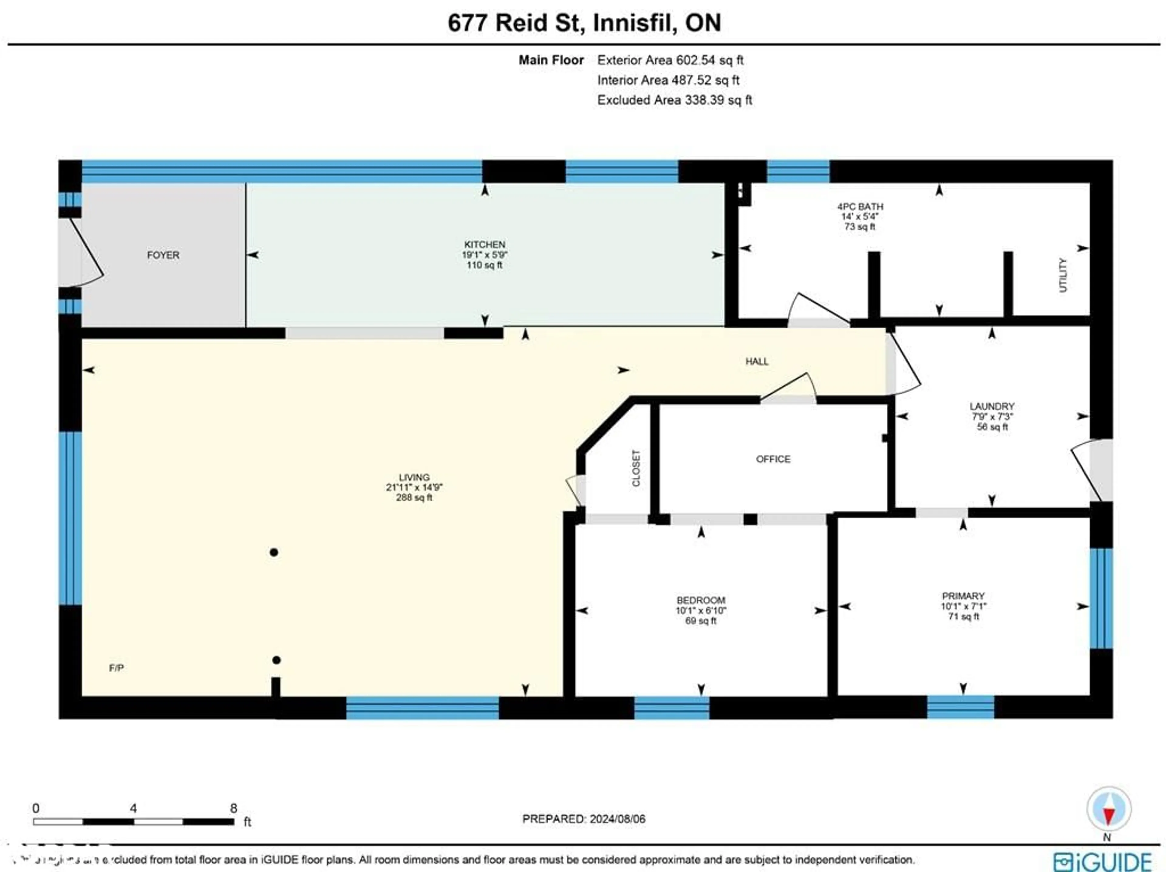 Floor plan for 677 Reid St, Innisfil Ontario L9S 2E9