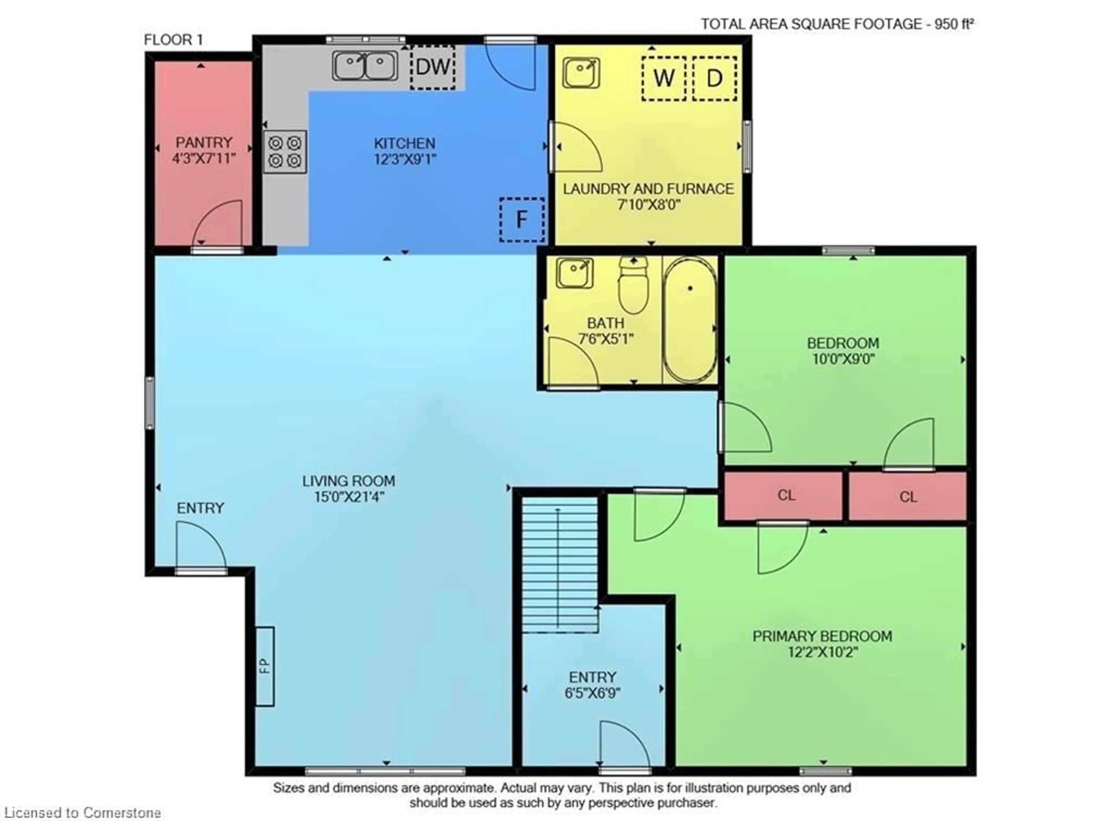 Floor plan for 274 Margaret Ave, Stoney Creek Ontario L8E 2J2