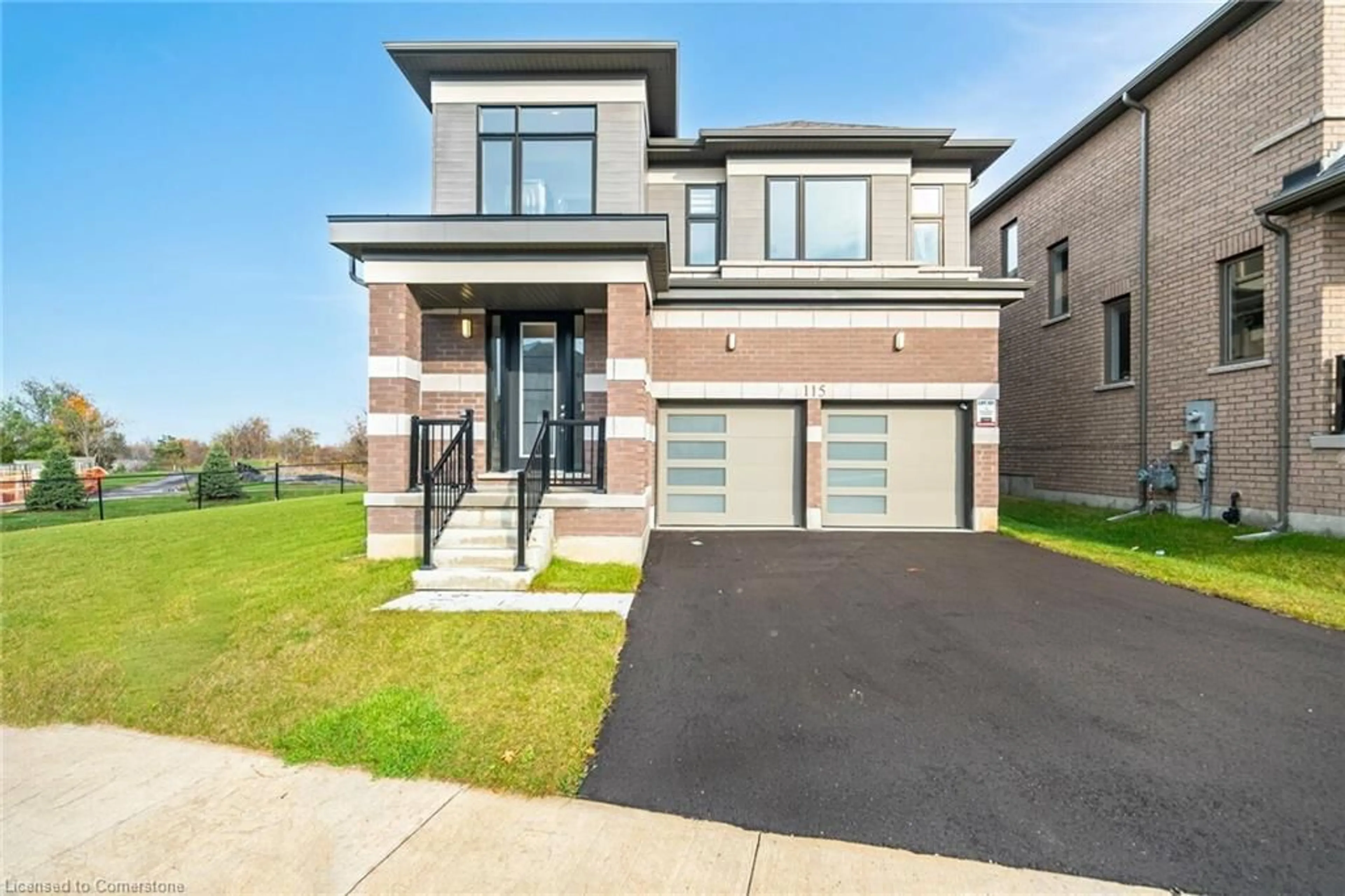 Frontside or backside of a home, the street view for 115 Crossmore Cres, Cambridge Ontario N1S 0C7