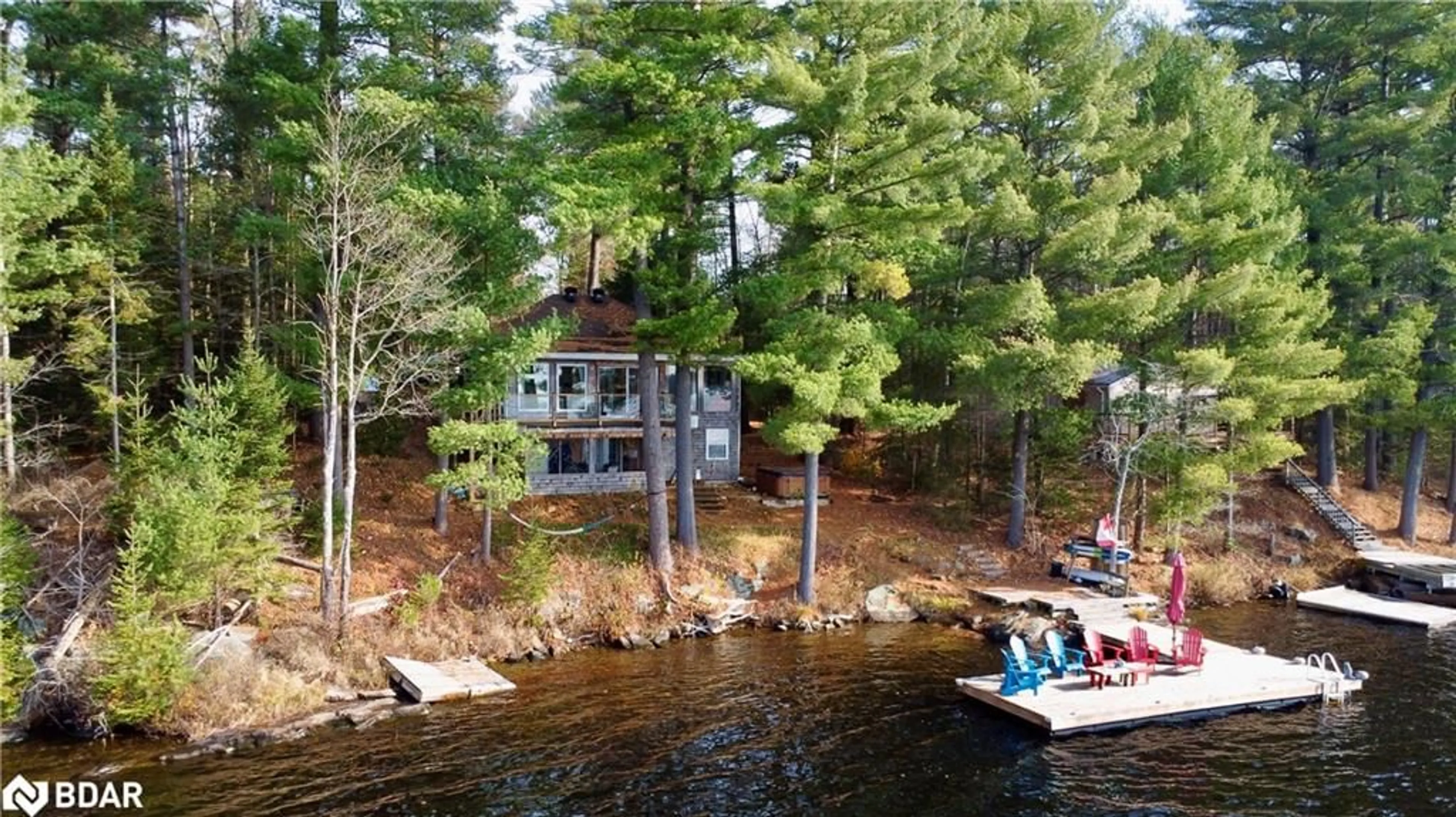 A pic from exterior of the house or condo, cottage for 1012 Pine Lk Rd 4 Pvt Rd, Bracebridge Ontario P1L 1X3