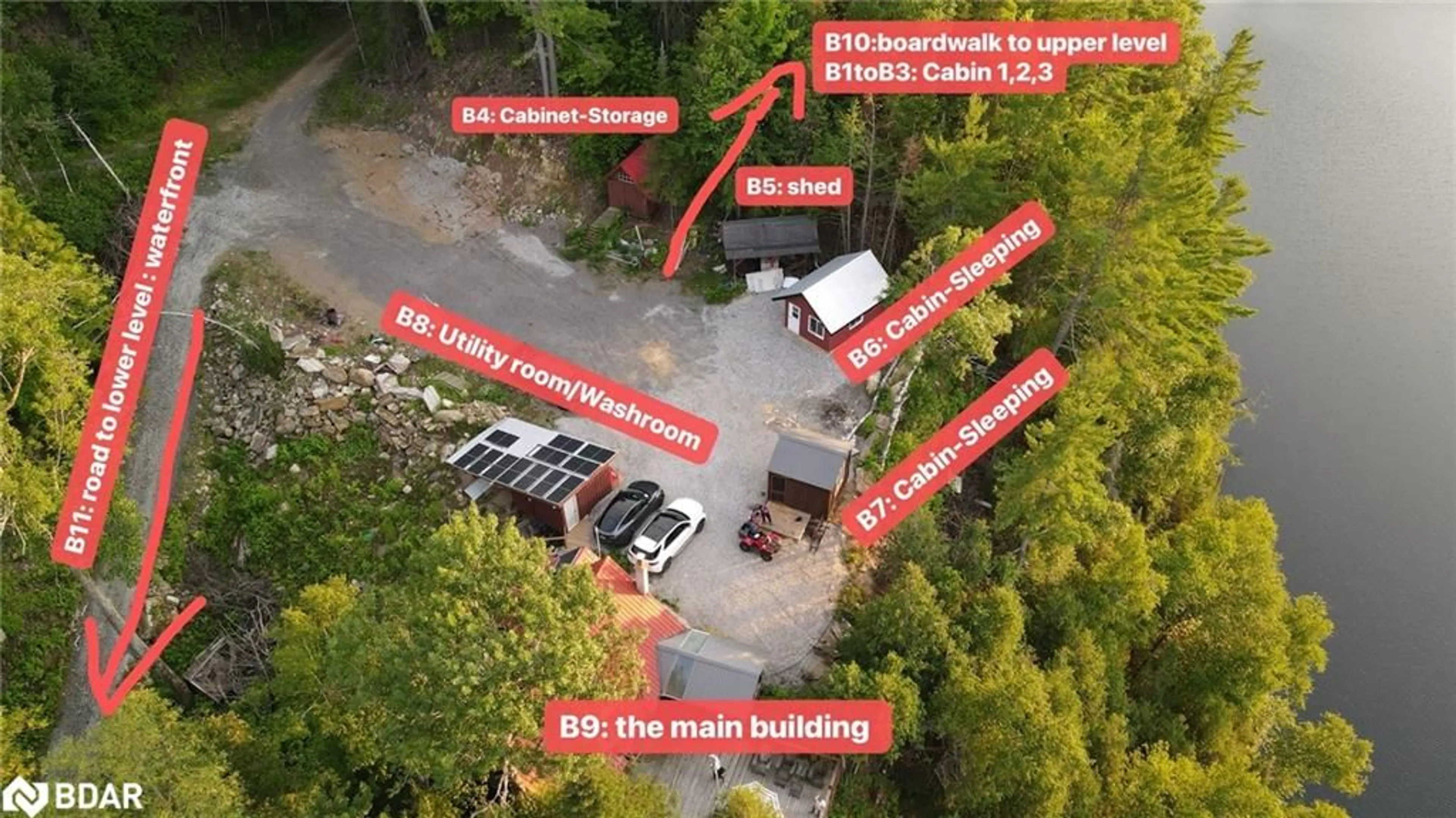 Parking for 376 Faradale Crt, Faraday Ontario K0L 1C0
