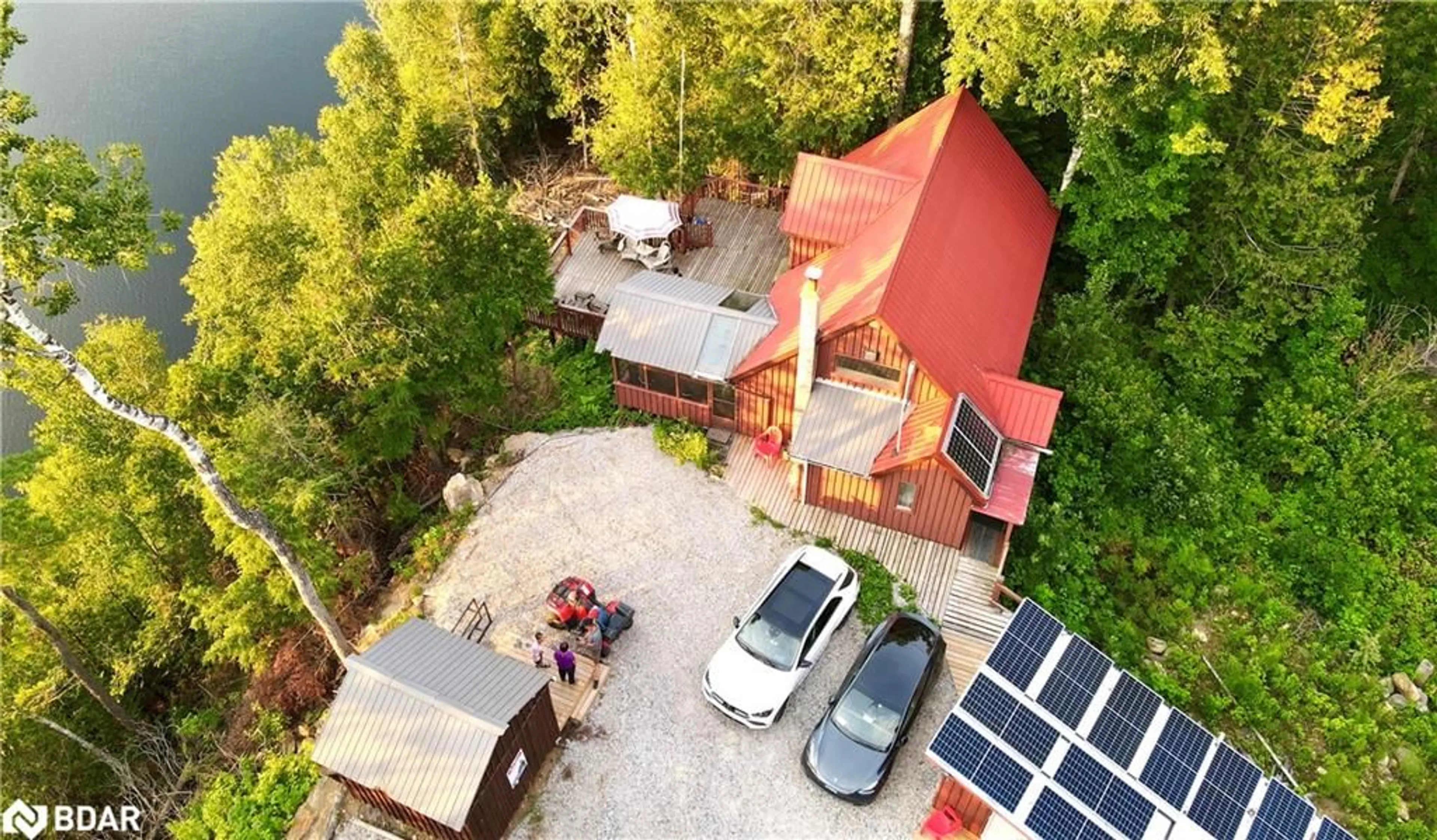 A pic from exterior of the house or condo, cottage for 376 Faradale Crt, Faraday Ontario K0L 1C0