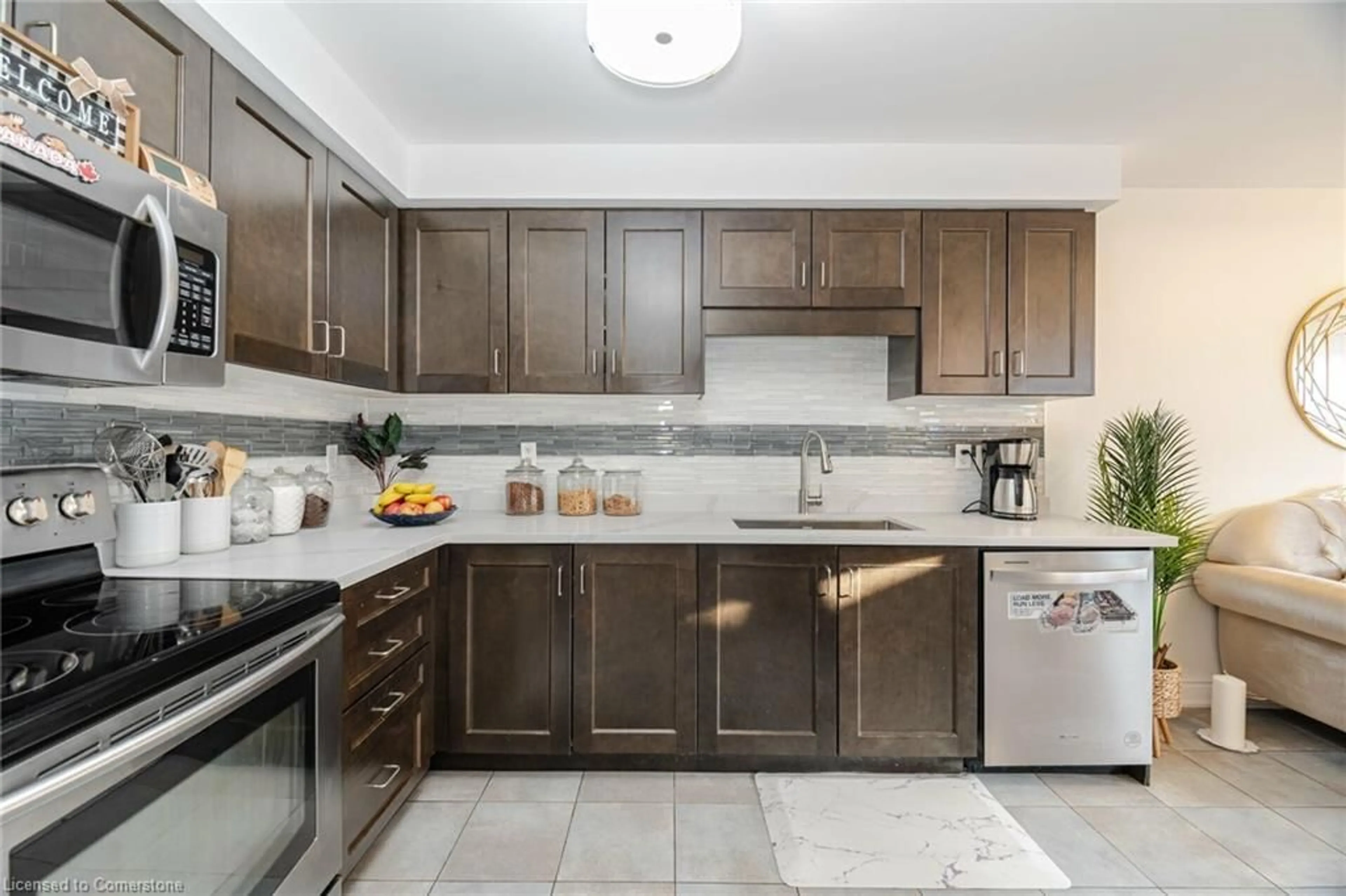 Standard kitchen, ceramic floors for 314 Duncan Lane, Milton Ontario L9T 7A6