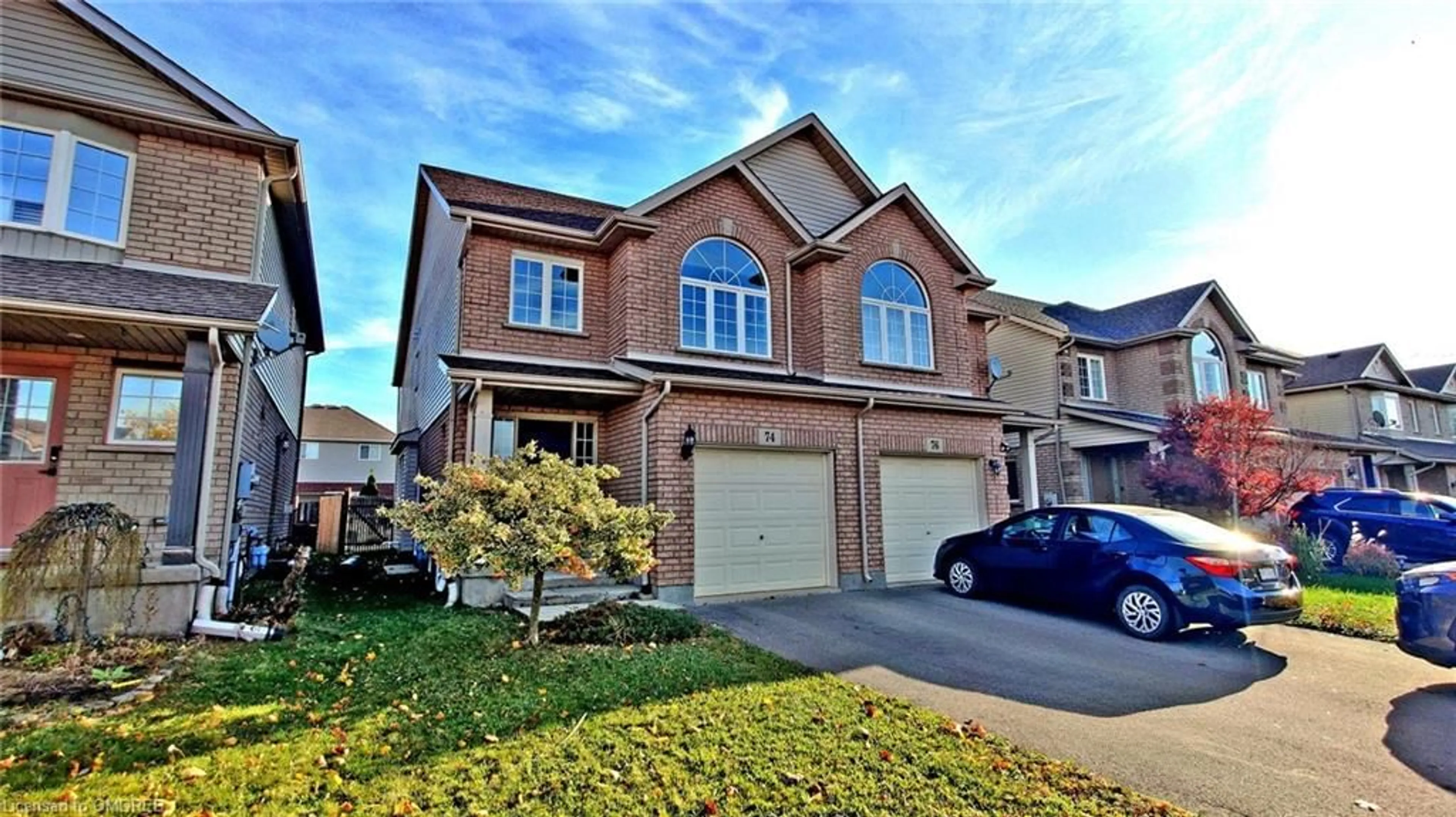 A pic from exterior of the house or condo, the street view for 74 Raspberry Trail, Thorold Ontario L2V 5E2