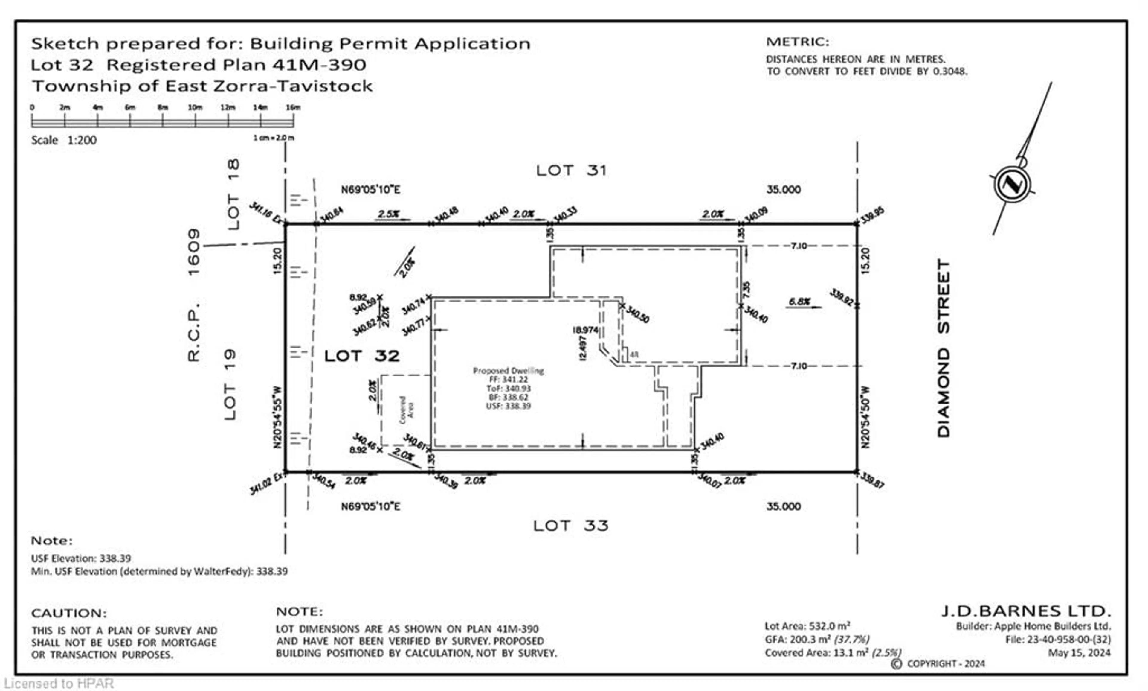 Floor plan for 30 Diamond St, Tavistock Ontario N0B 2R0