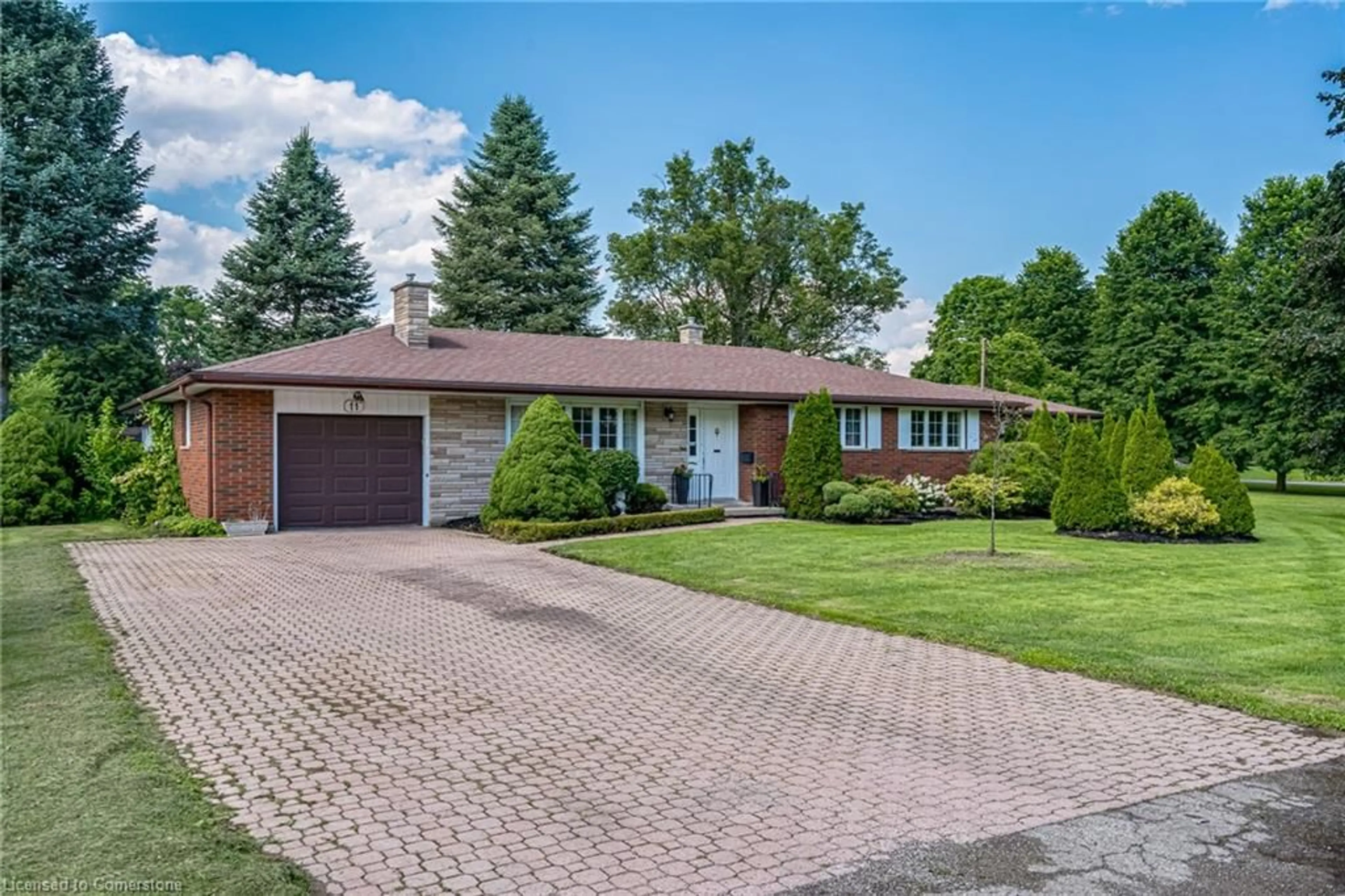 Home with brick exterior material for 11 Messecar Dr, Burford Ontario N0E 1A0