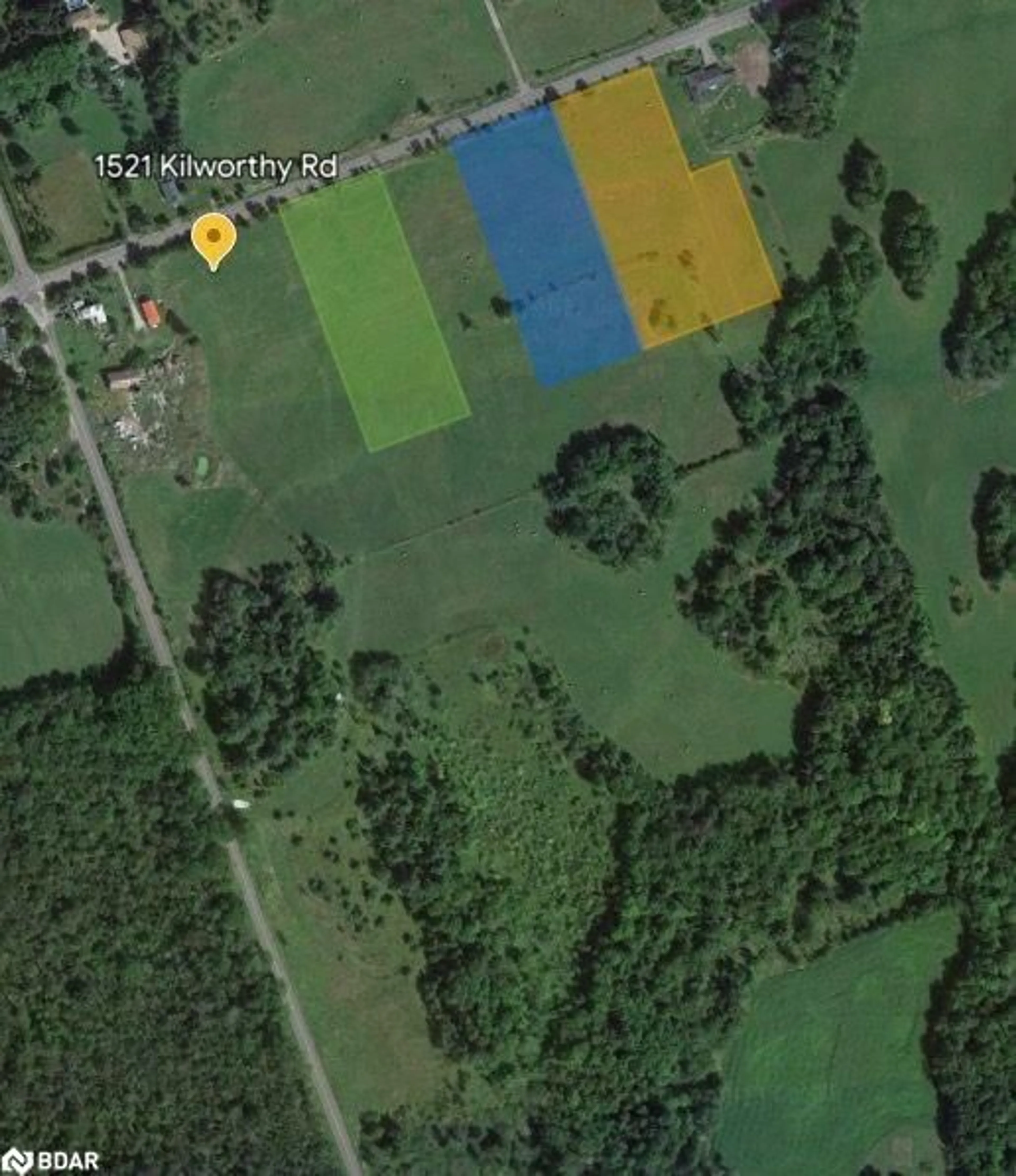 Picture of a map for 1521 Kilworthy Rd #LOT 2, Gravenhurst Ontario P0E 1G0