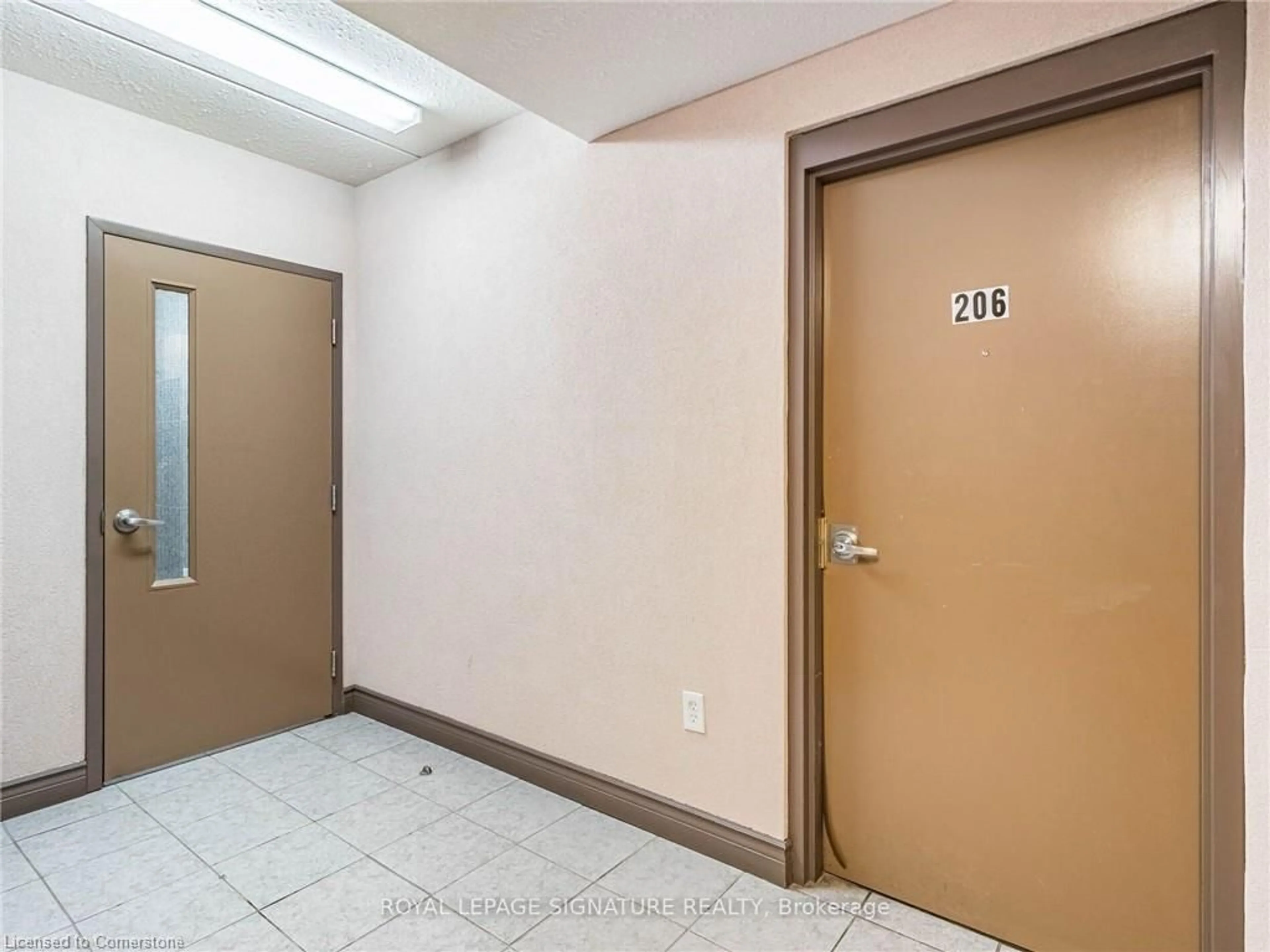 Indoor foyer, unknown floor for 251 Lester St #206, Waterloo Ontario N2L 3W6