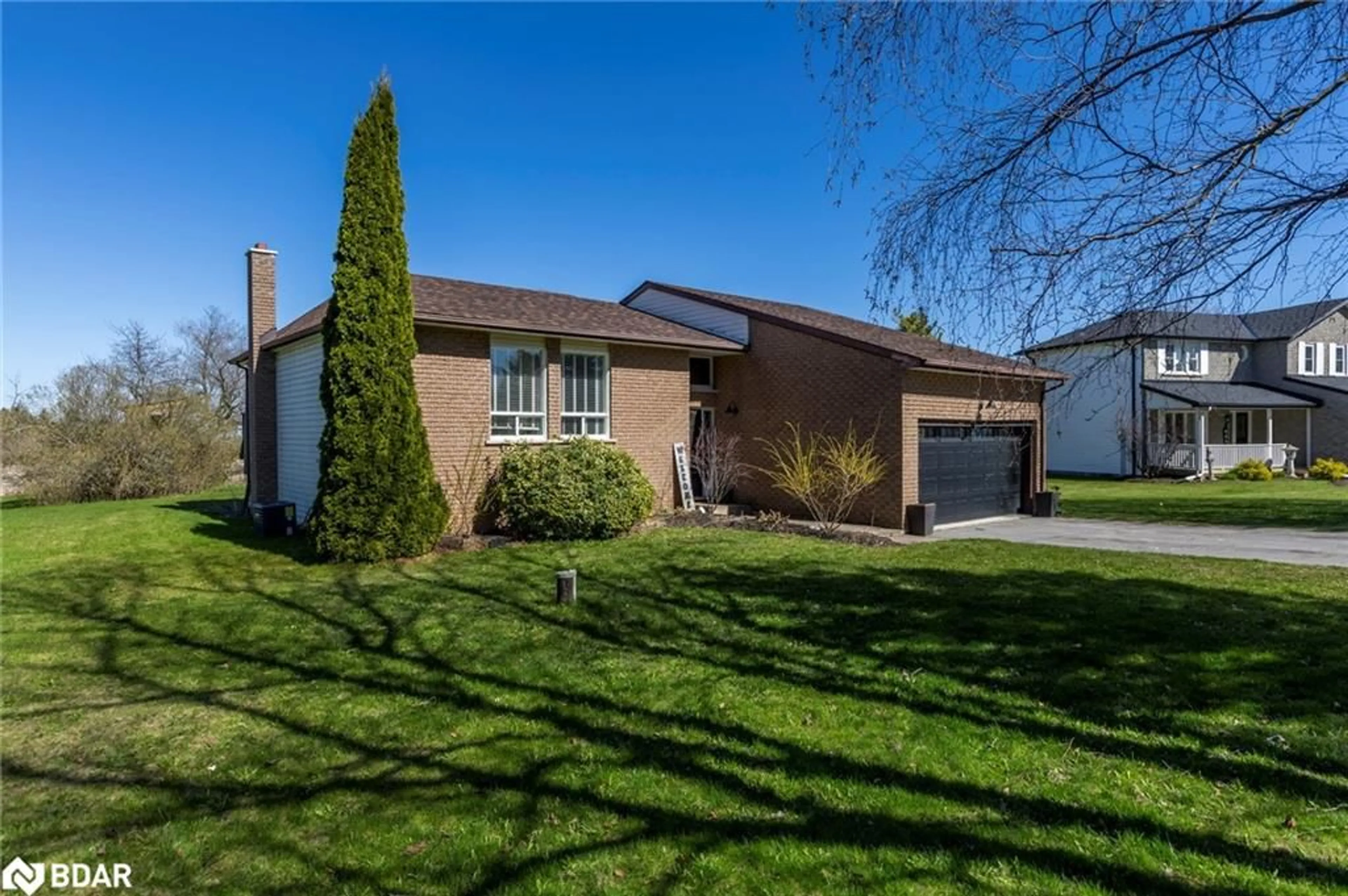 A pic from exterior of the house or condo, the fenced backyard for 1848 Cora Dr, Cavan-Monaghan Ontario L0A 1C0