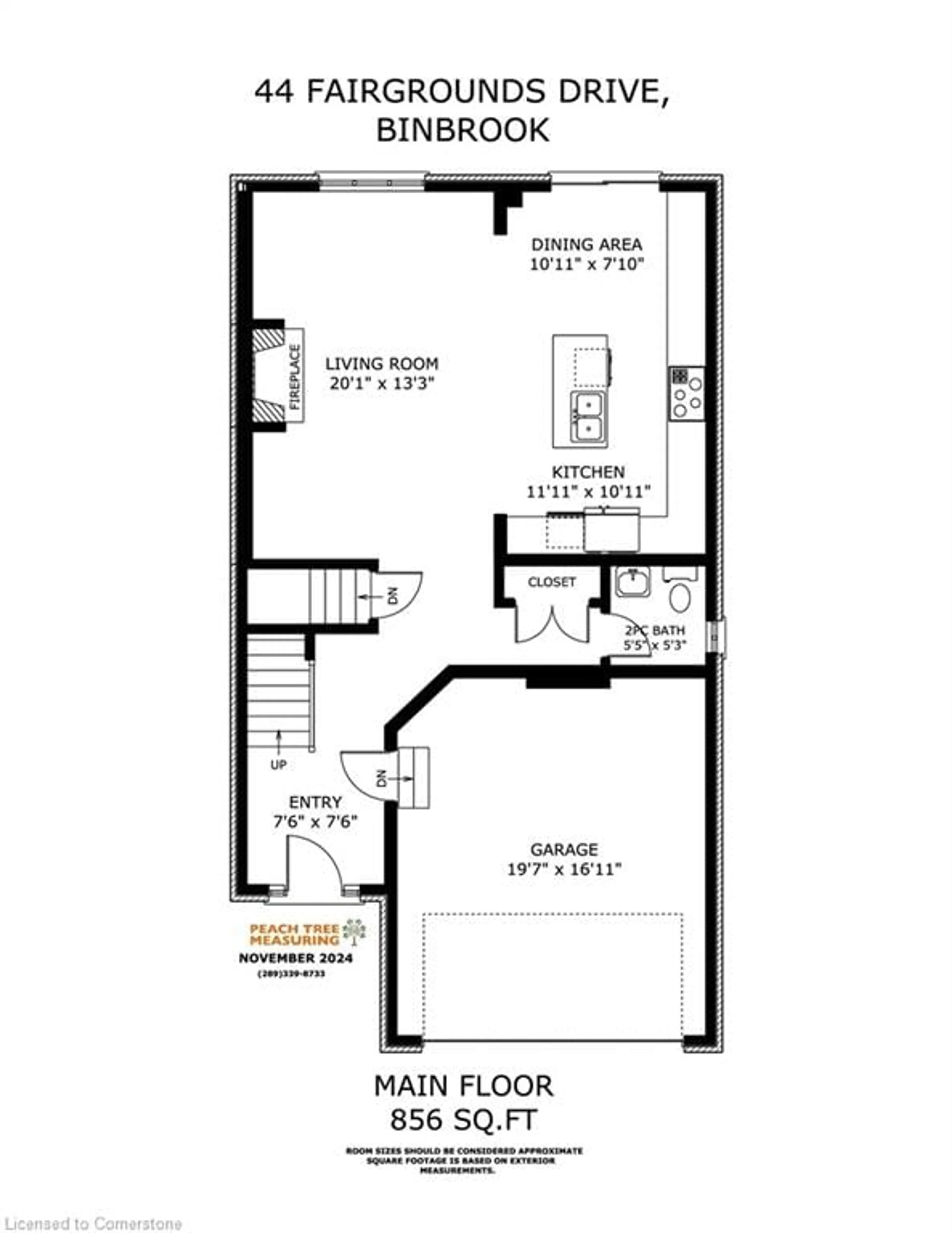 Floor plan for 44 Fairgrounds Dr, Binbrook Ontario L0R 1C0