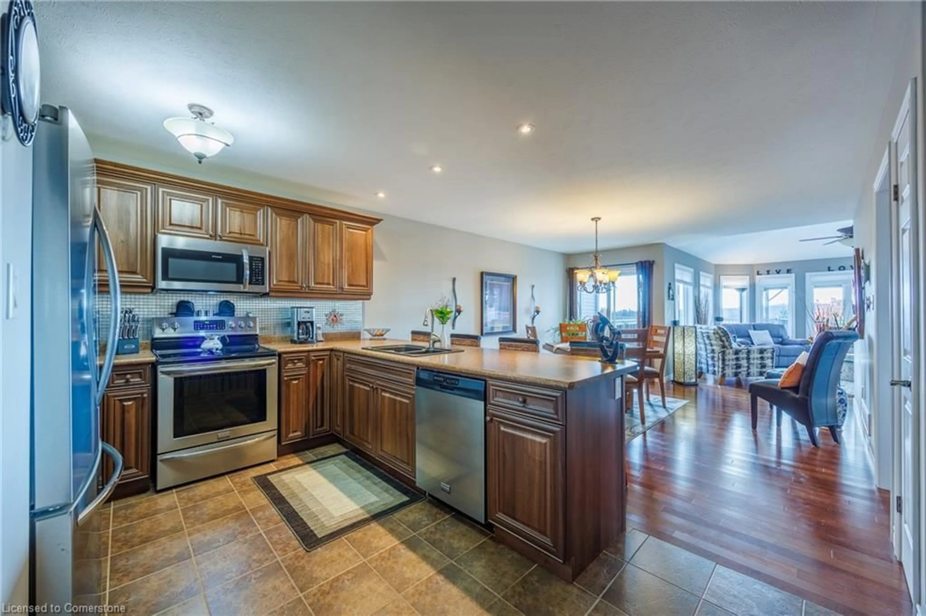 Open concept kitchen for 73 Upper Canada Dr, Port Rowan Ontario N0E 1M0