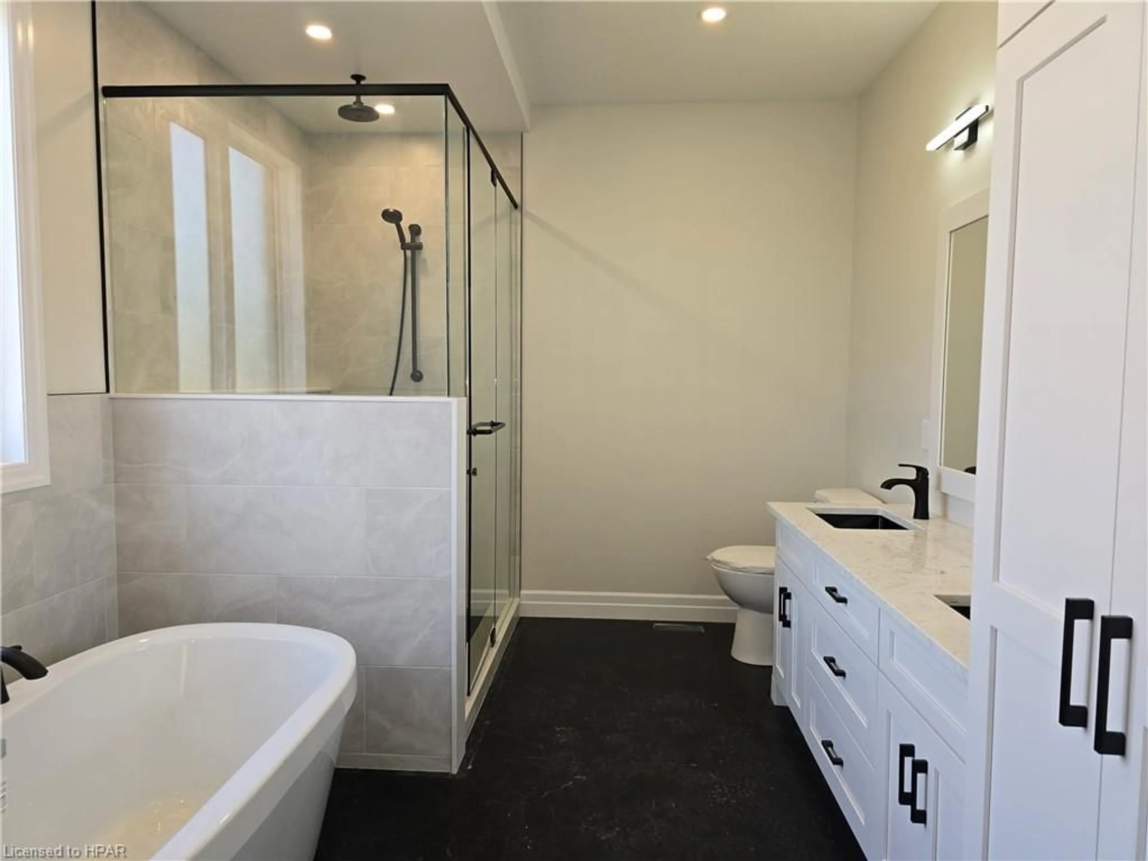 Contemporary bathroom, wood floors for 475 Keeso Lane, Listowel Ontario N4W 0J3