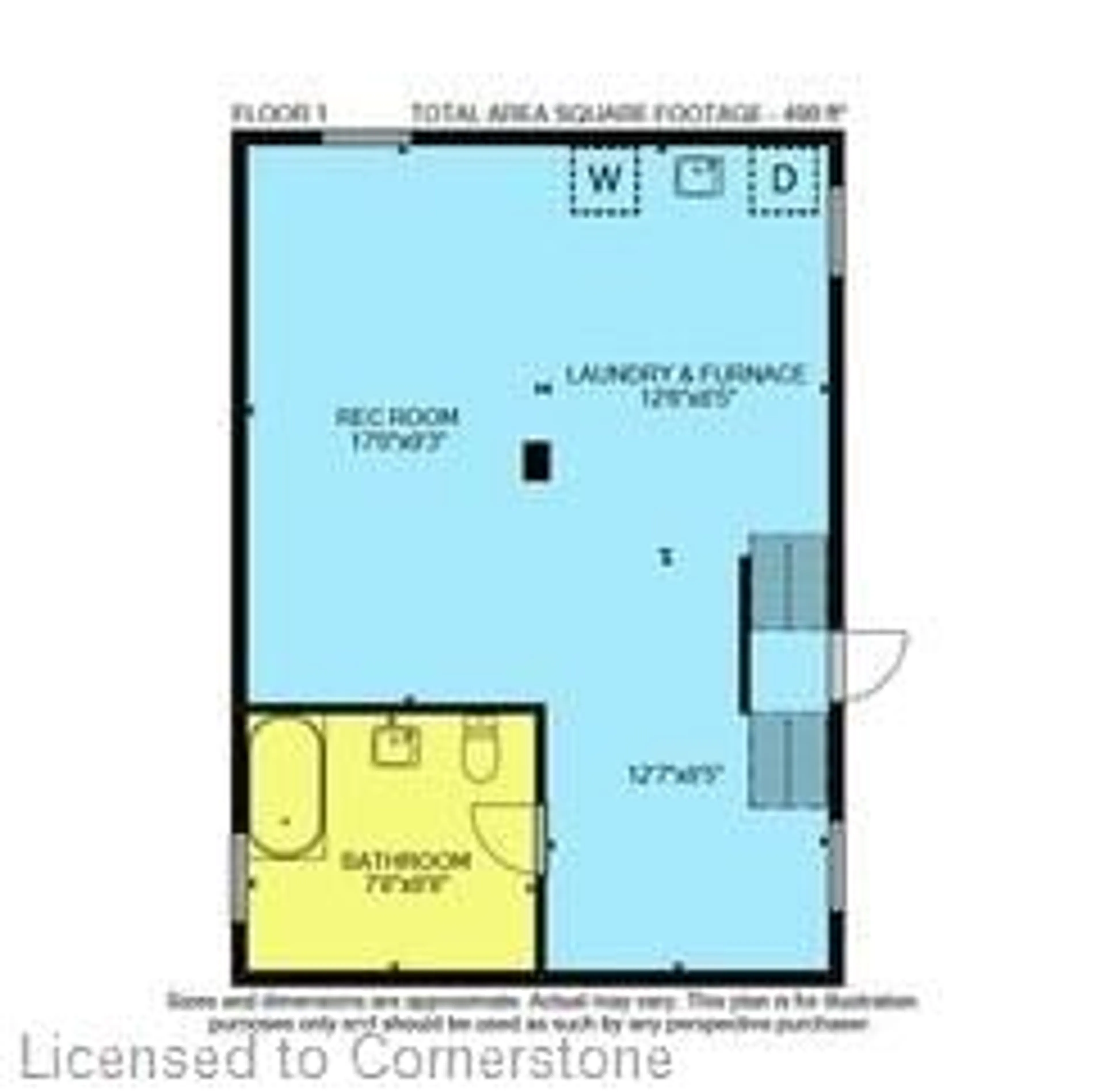 Floor plan for 4 Balsam Ave, Hamilton Ontario L8L 6Y2