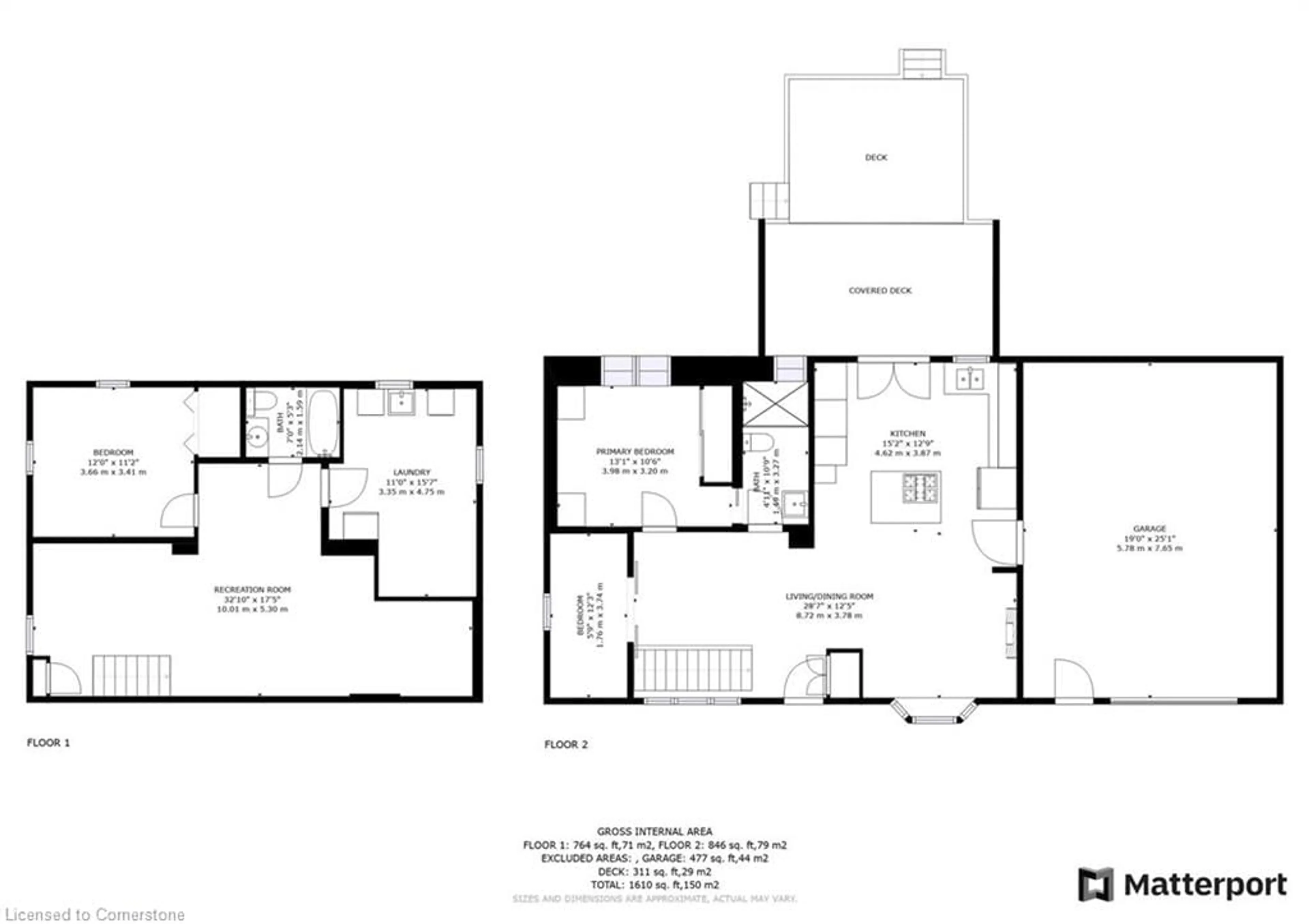 Floor plan for 78 Ewing St, Georgetown Ontario L7G 2R4