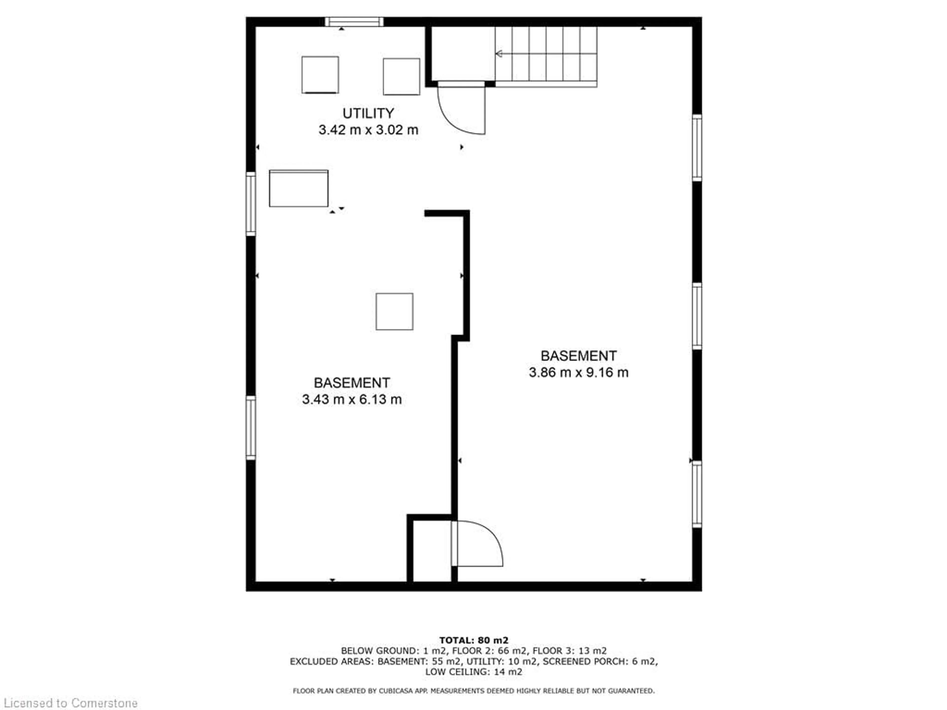 Floor plan for 553 Main St, Woodstock Ontario N4S 1V3