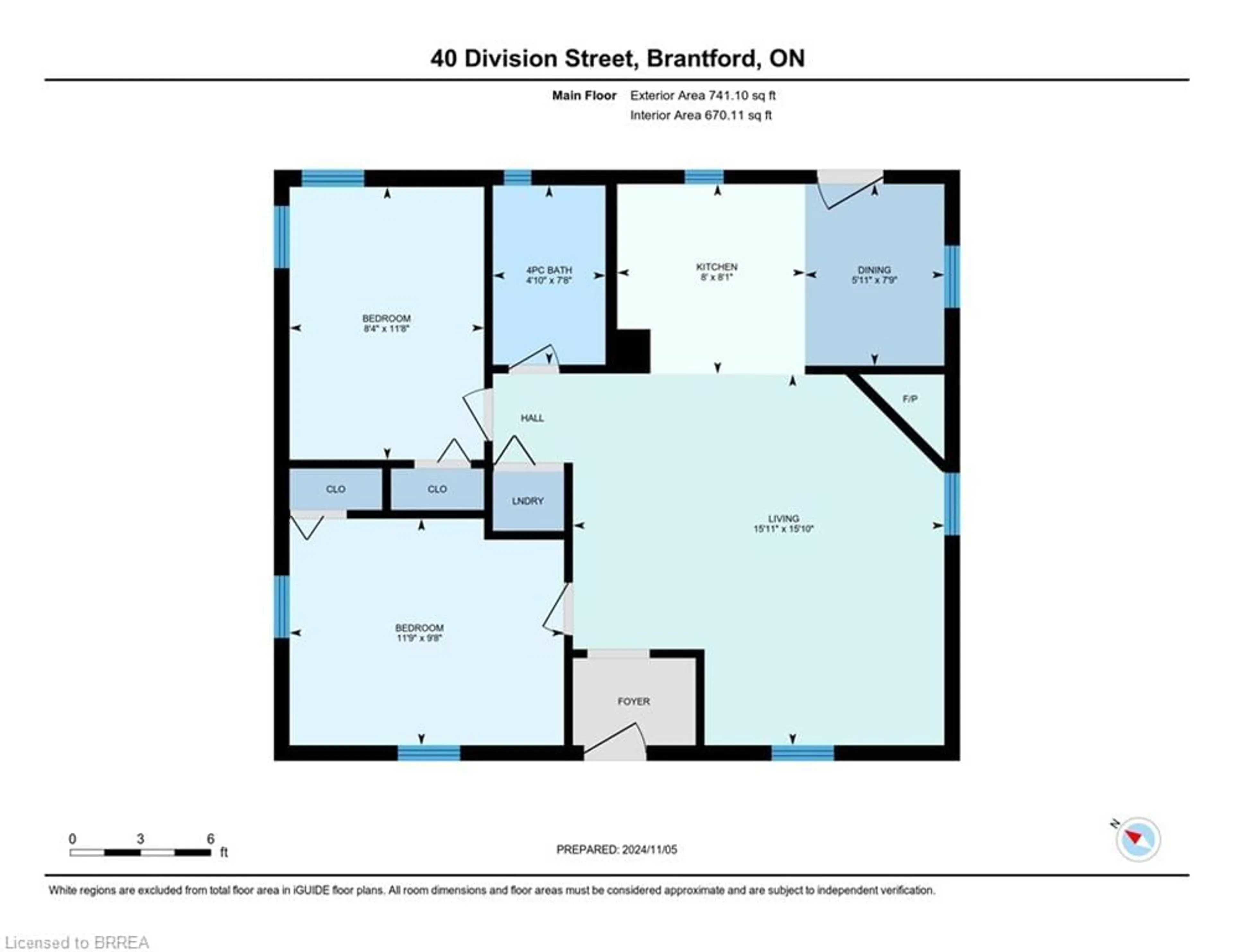 Floor plan for 40 Division St, Brantford Ontario N3S 2P1