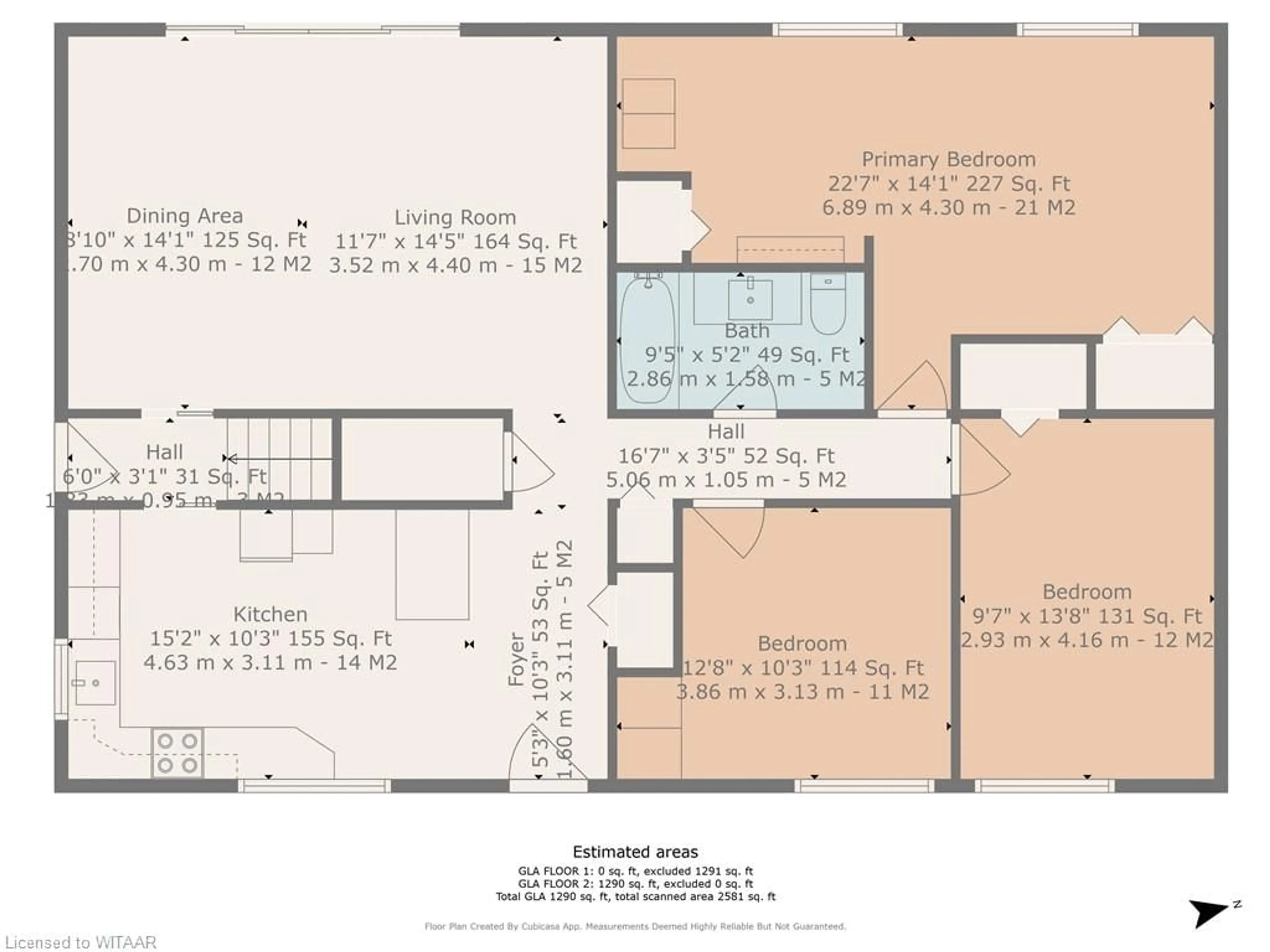 Floor plan for 205 Belgrave St, Woodstock Ontario N4S 7K1