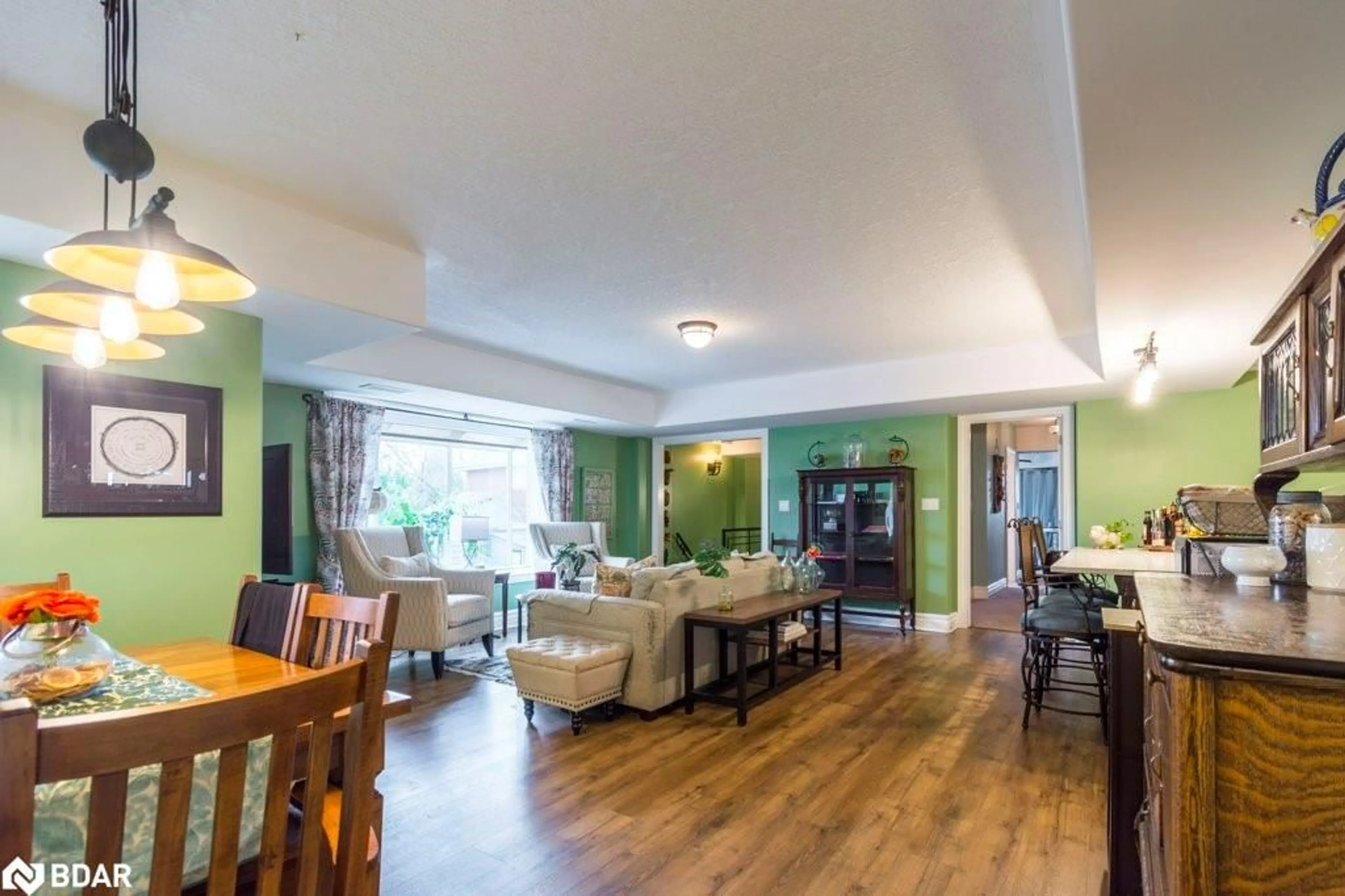 Dining room, wood floors, cottage for 145 Farley Ave #103, Belleville Ontario K8N 1G5