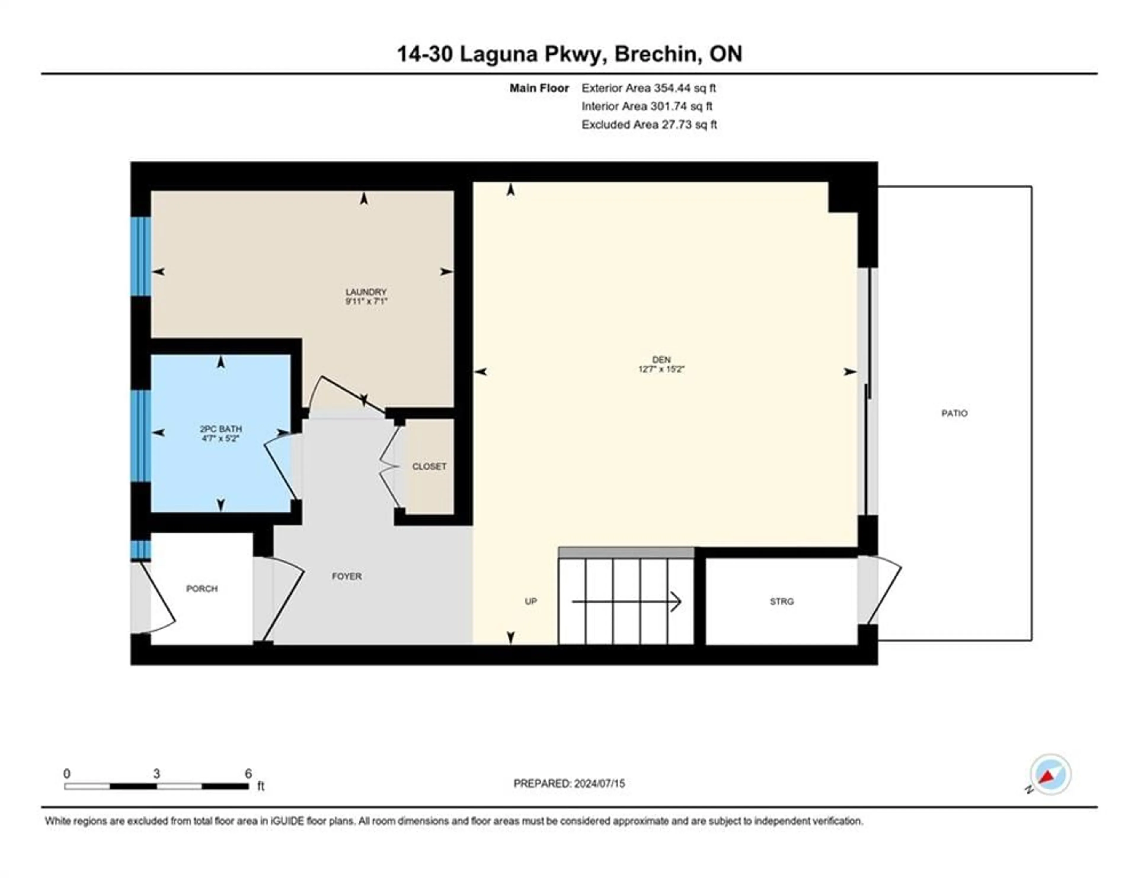 Floor plan for 30 Laguna Pky #14, Brechin Ontario L0K 1B0