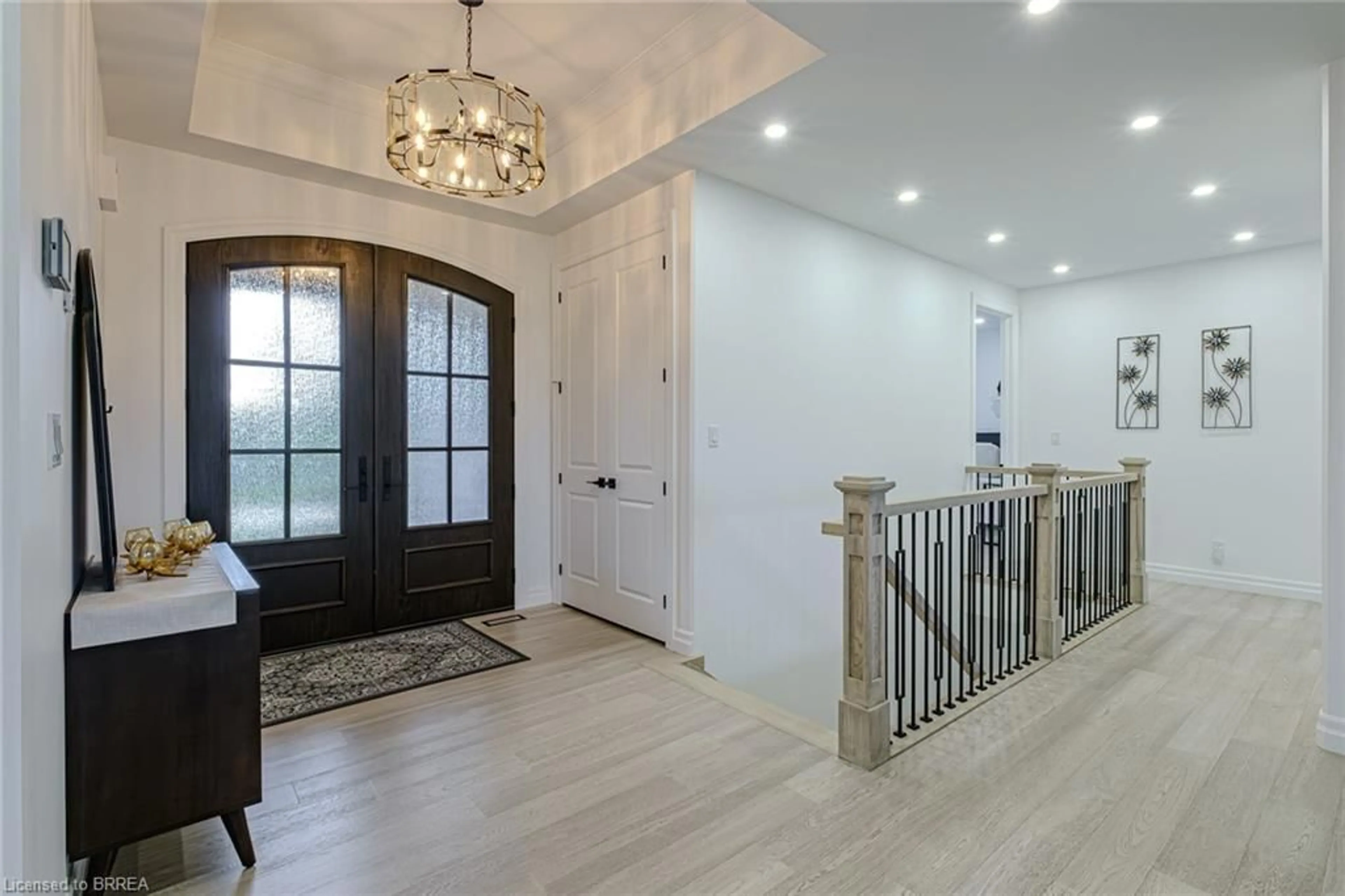 Indoor entryway, wood floors for 18 Bannister St, Oakland Ontario N0E 1L0