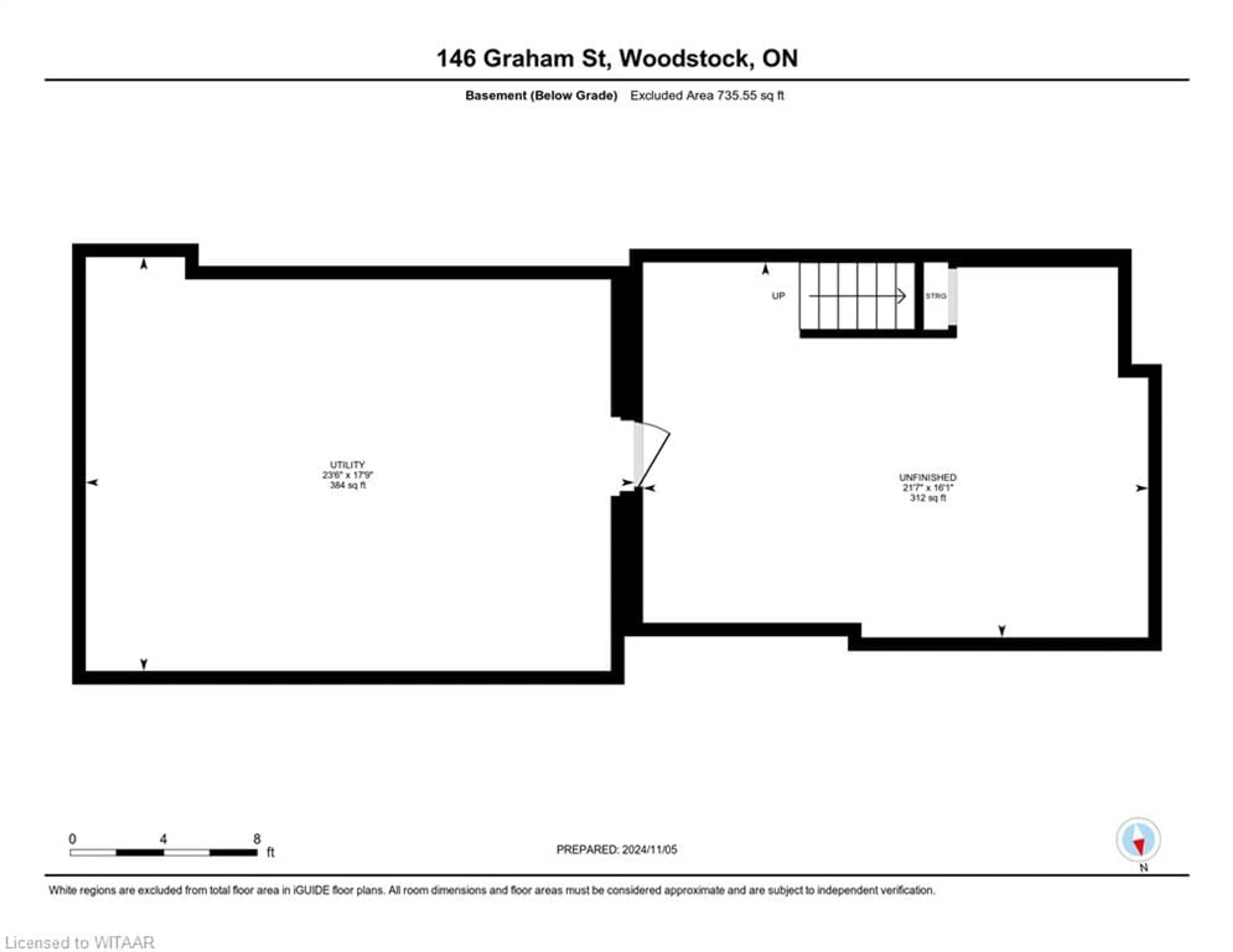 Floor plan for 146 Graham St, Woodstock Ontario N4S 6J9