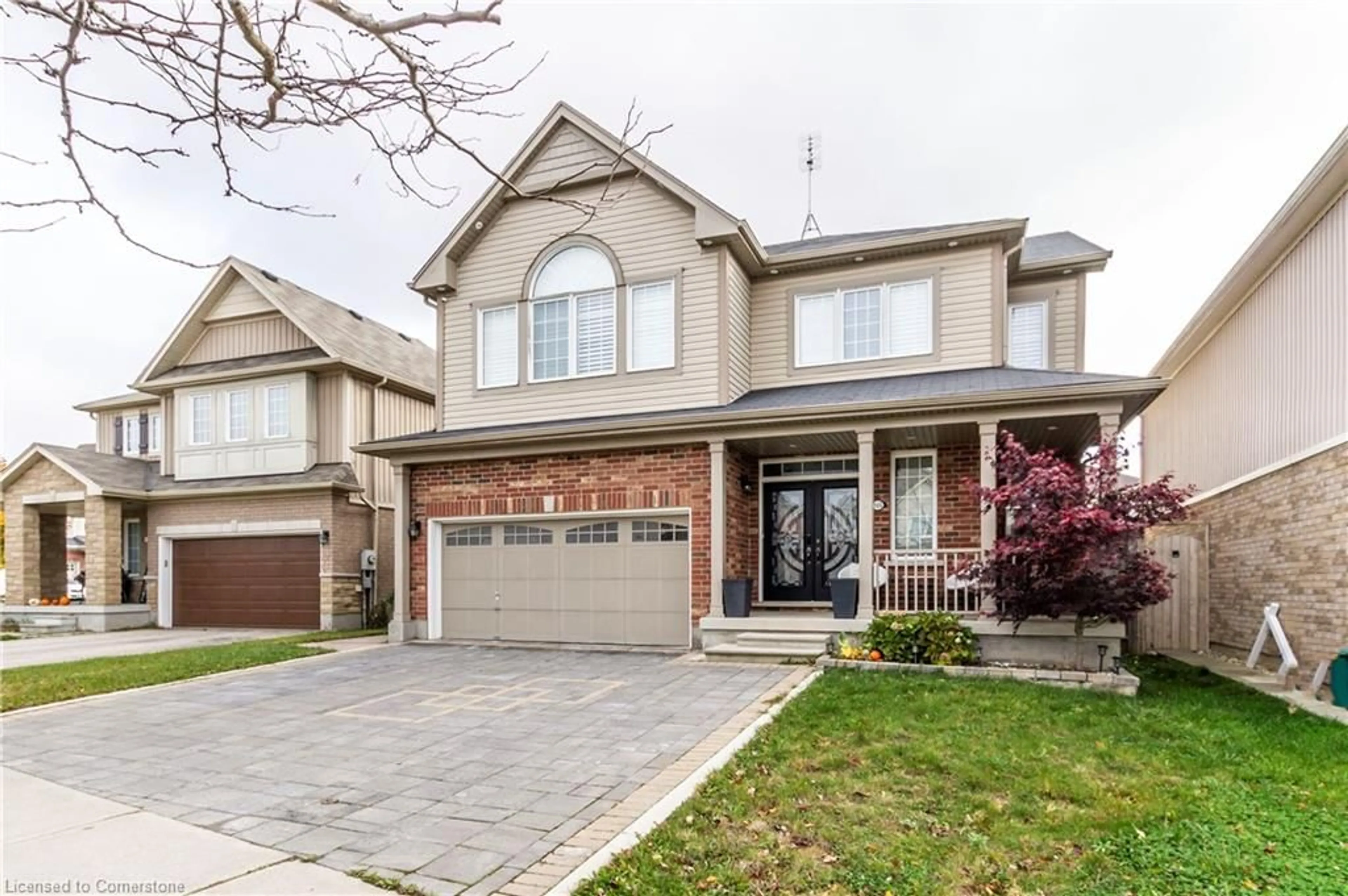 Frontside or backside of a home, the street view for 155 Dolman St, Breslau Ontario N0B 1M0