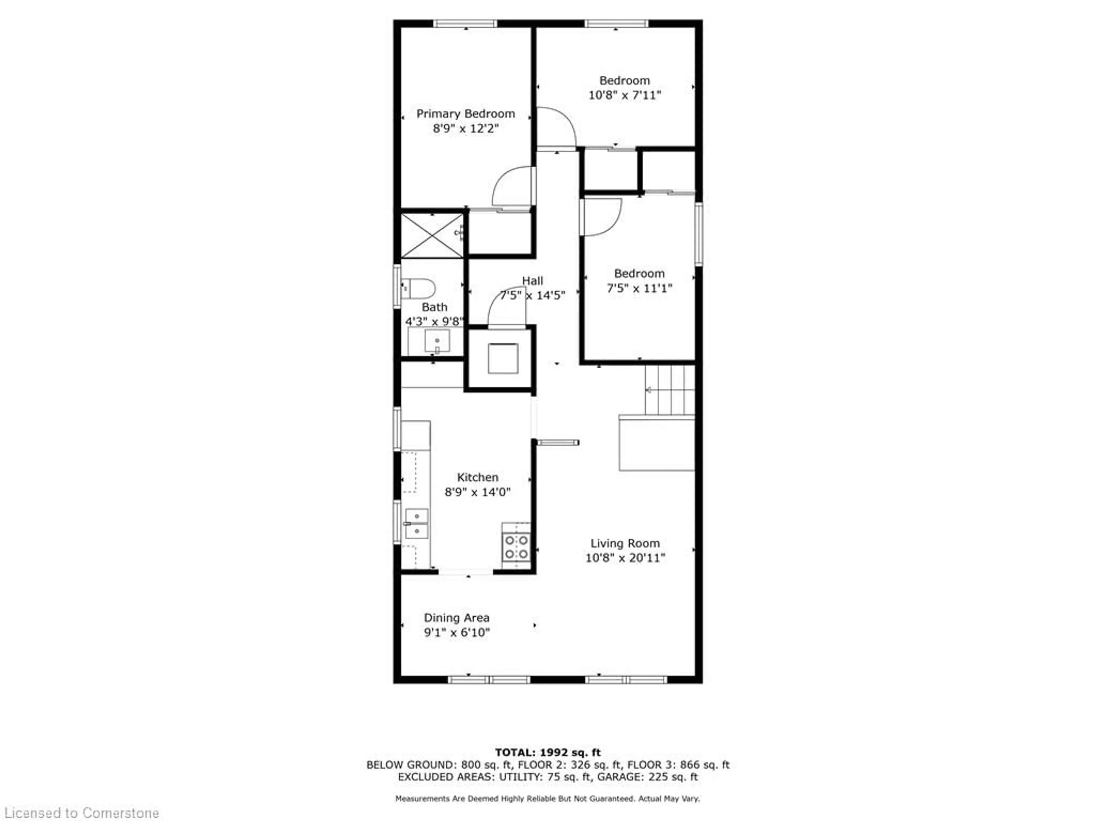 Floor plan for 191 Limpert Ave, Cambridge Ontario N3C 3L9